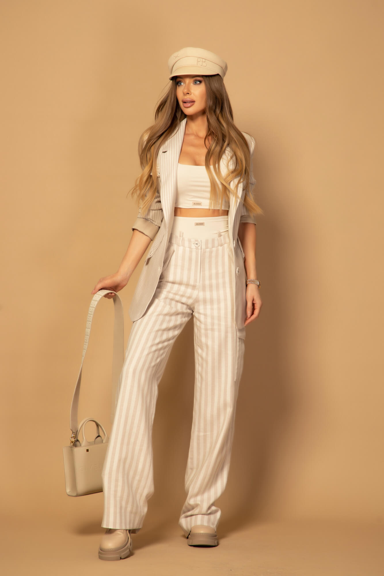 Linen Luxe Дълъг Панталон - Изображение 15