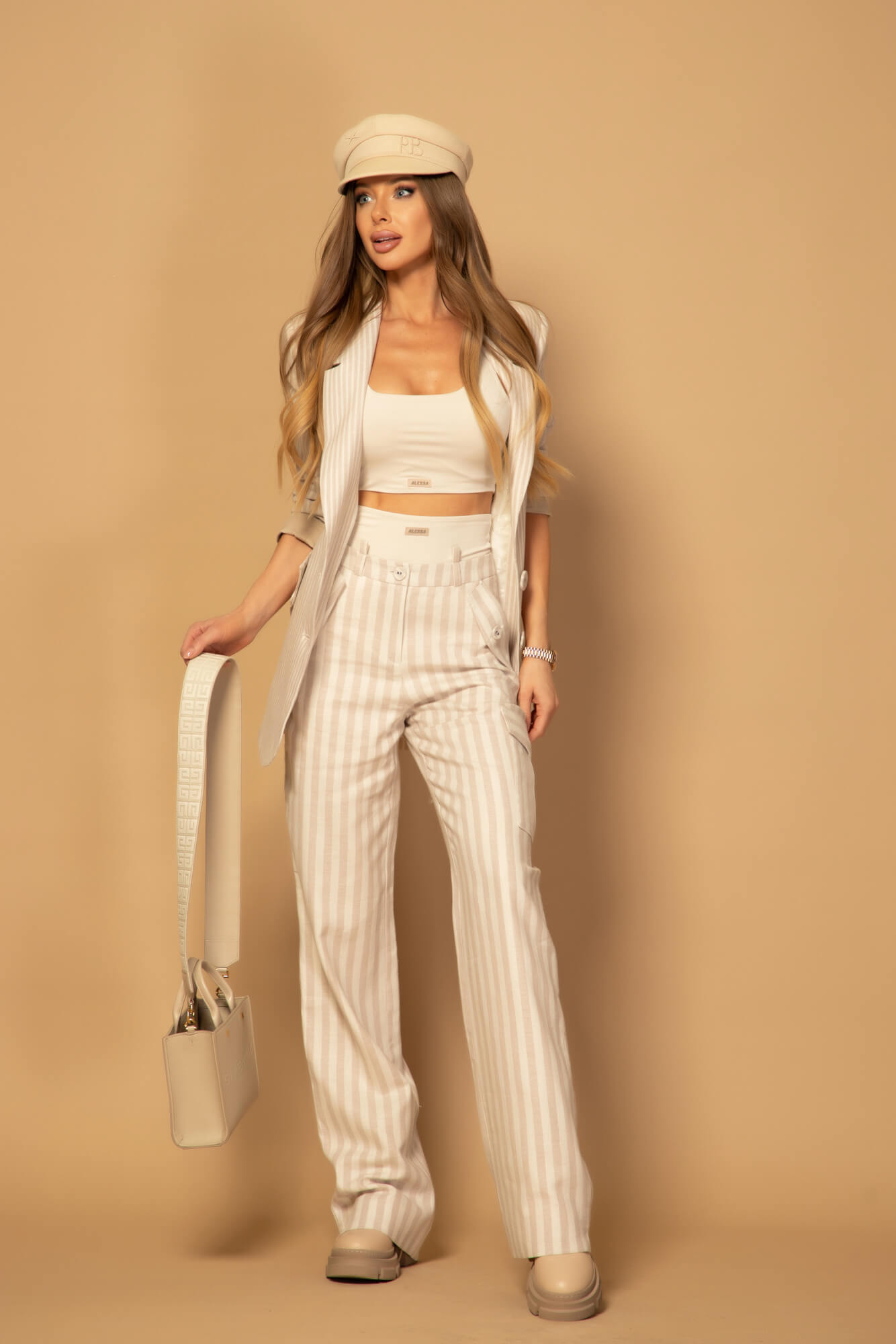 Linen Luxe Дълъг Панталон - Изображение 14