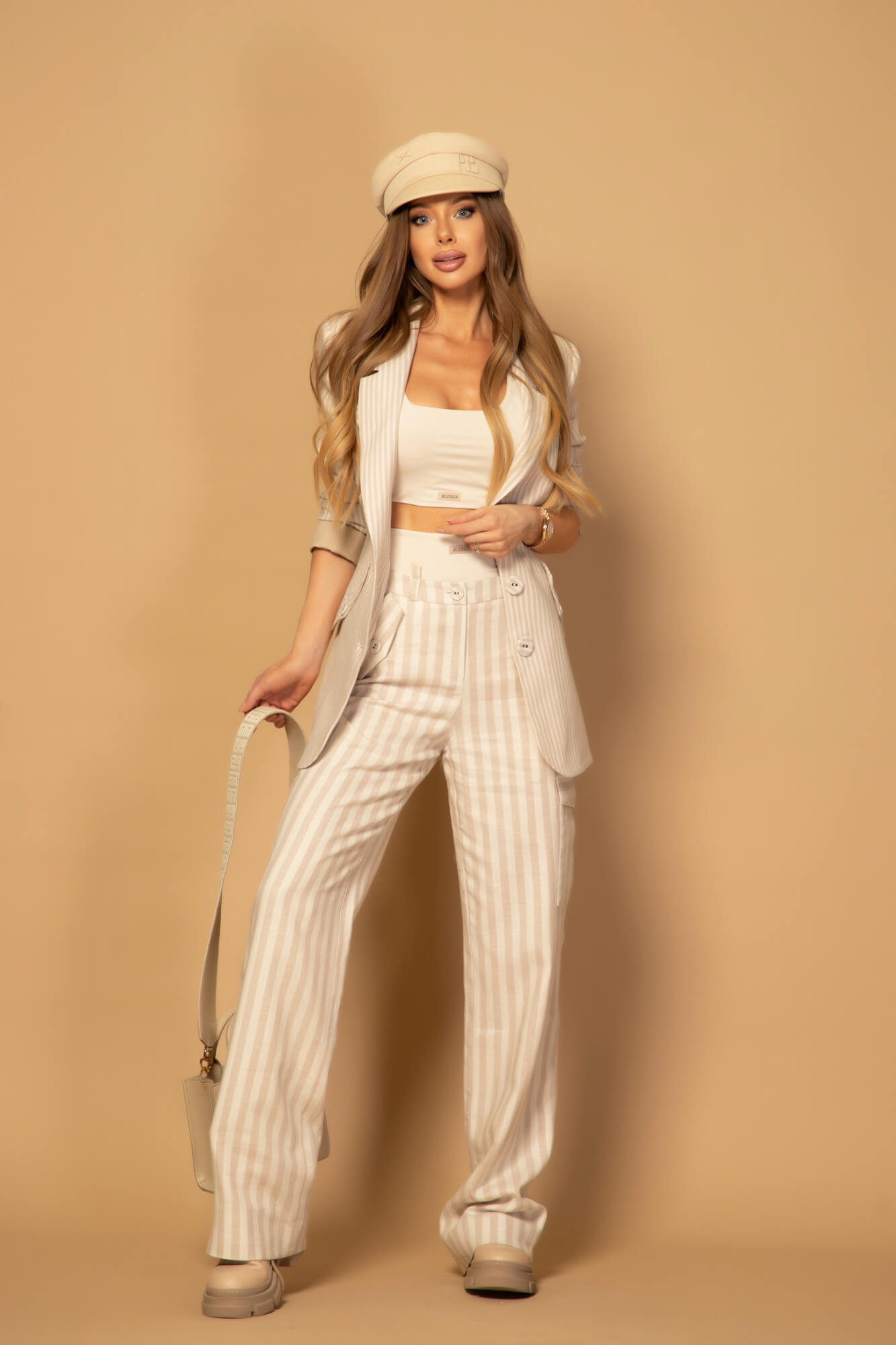 Linen Luxe Дълъг Панталон - Изображение 13