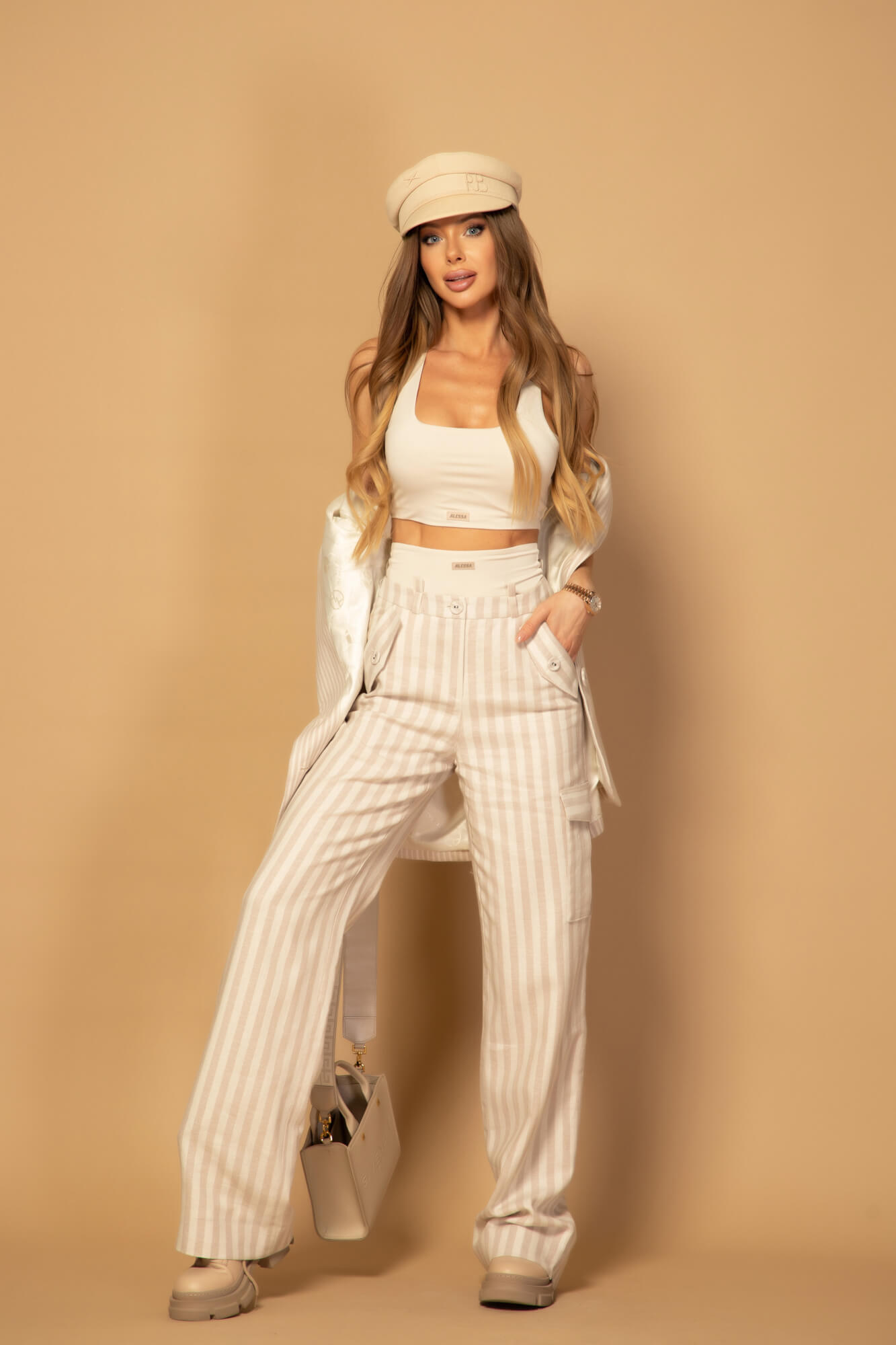 Linen Luxe Дълъг Панталон - Изображение 10