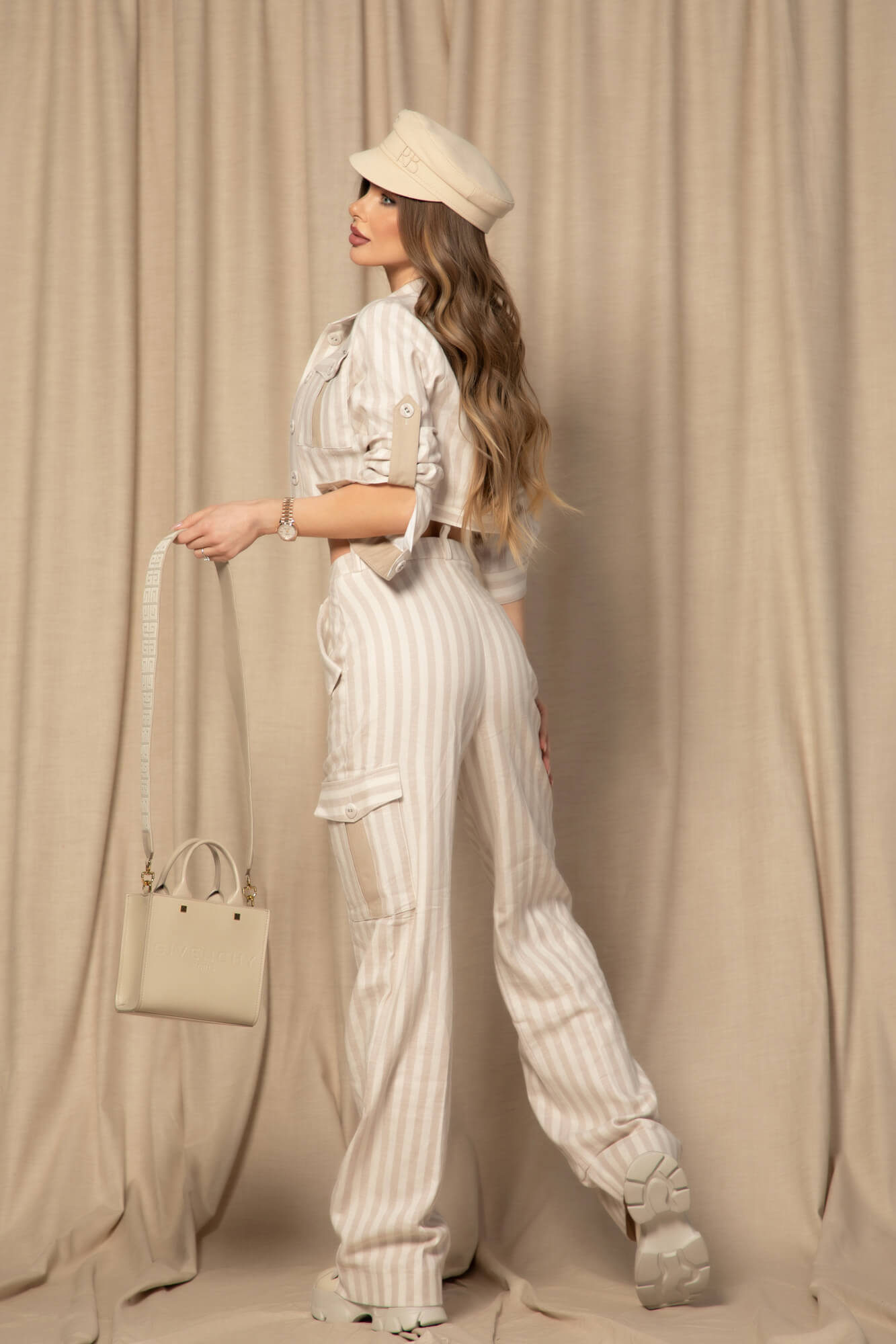 Linen Luxe Късо Яке - Изображение 21