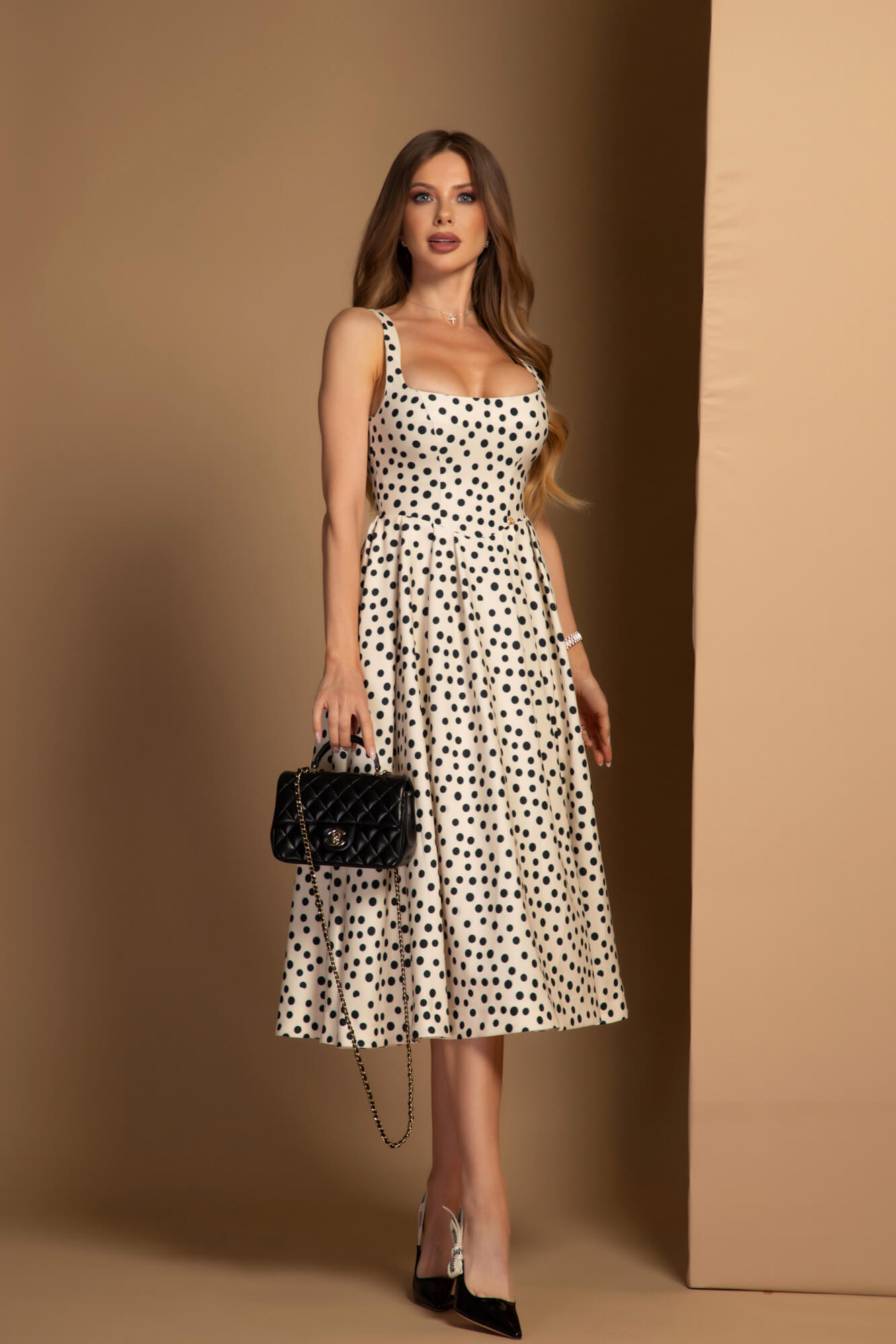Playful Elegance Midi Рокля - Изображение 17