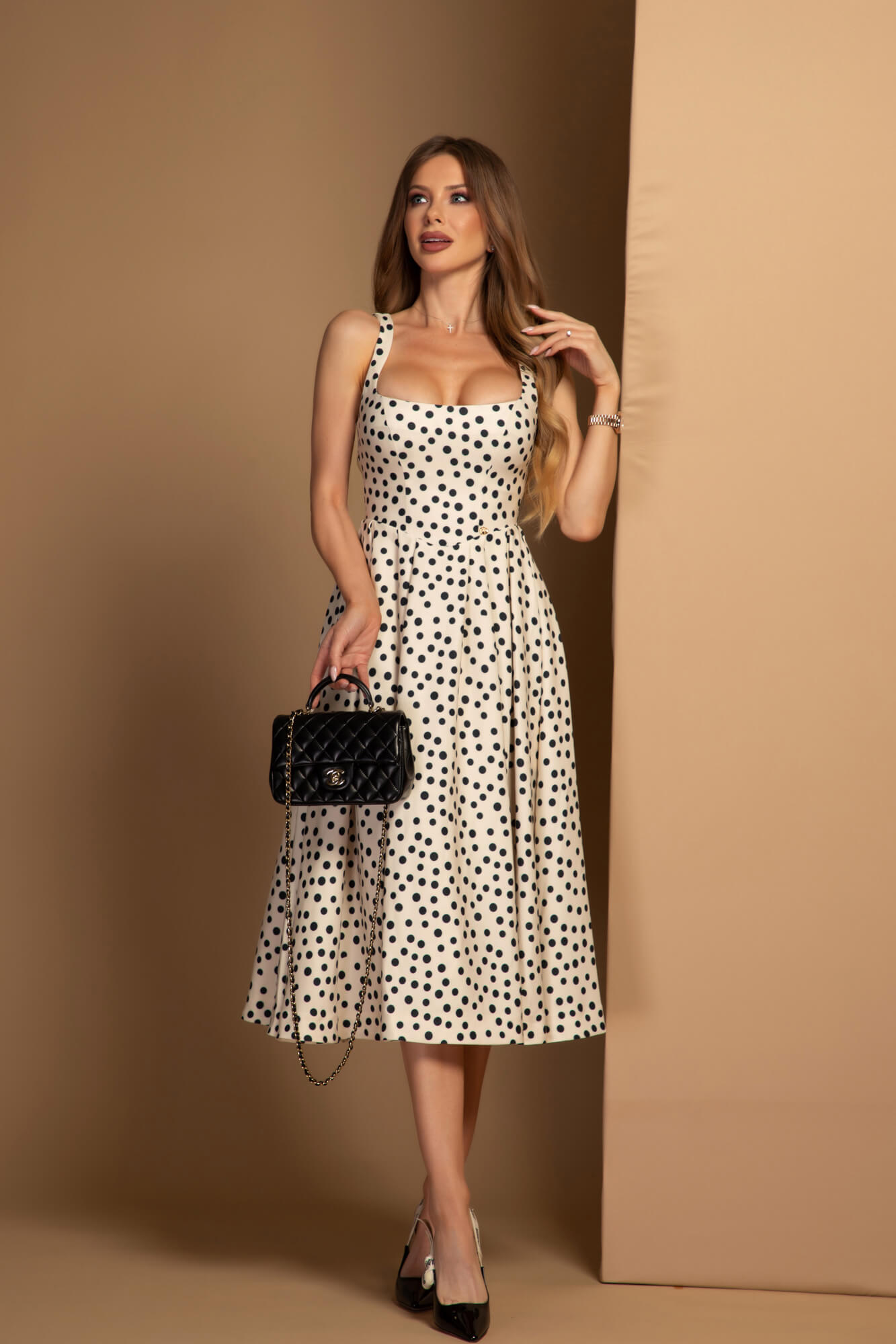 Playful Elegance Midi Рокля - Изображение 19