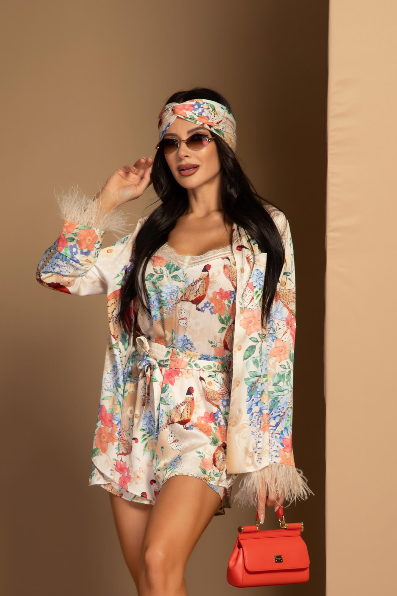 Sunset Sensation Лента За Коса Тип Тюрбан - Изображение 10