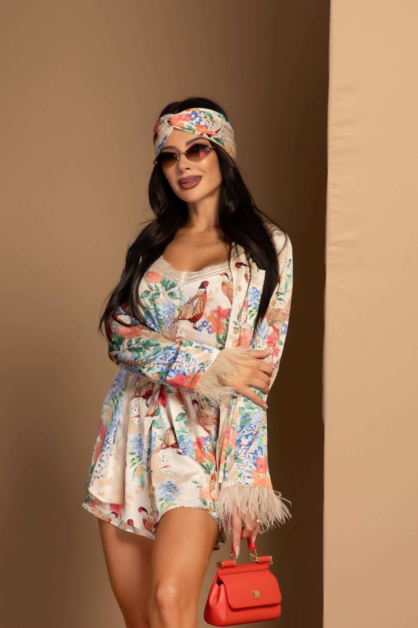 Sunset Sensation Лента За Коса Тип Тюрбан - Изображение 8