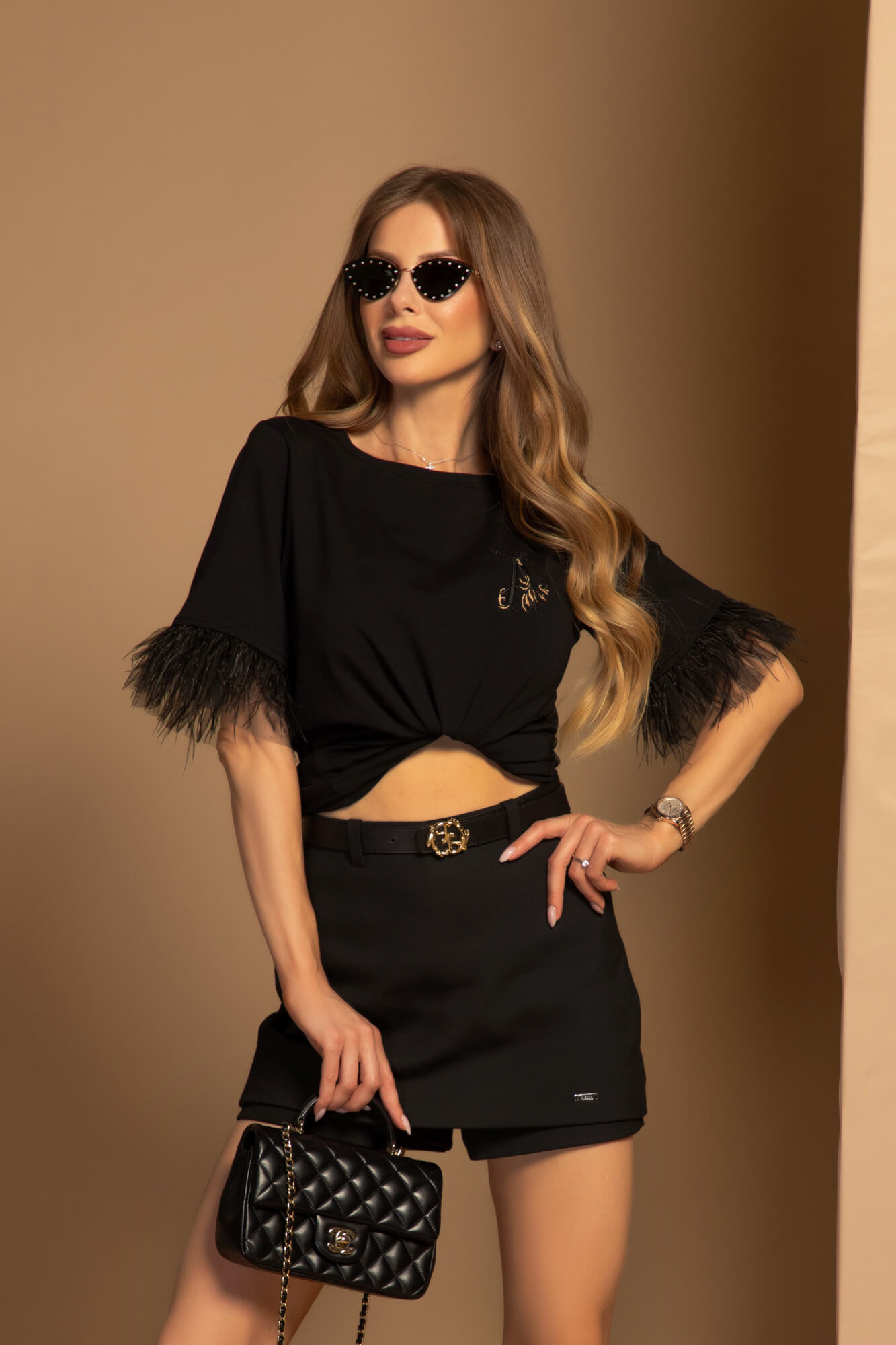 Luxury Dream T-Shirt От Памук - Black - Изображение 9