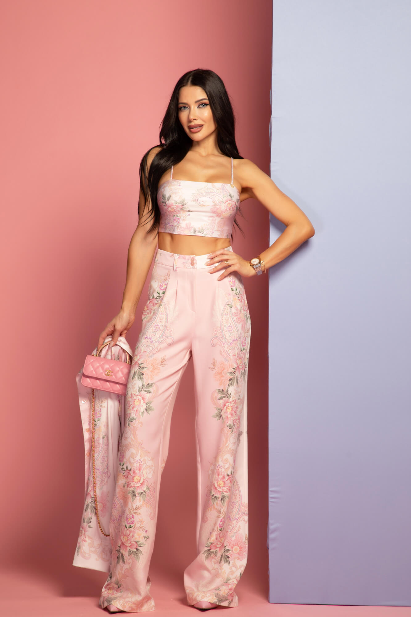 A Touch of Romance Дълъг Панталон - Pink - Изображение 12