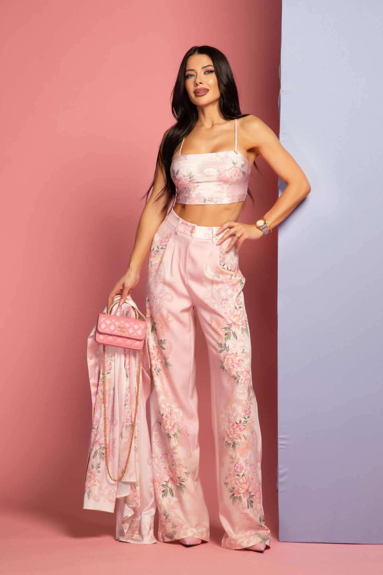 A Touch of Romance Дълъг Панталон - Pink - Изображение 14