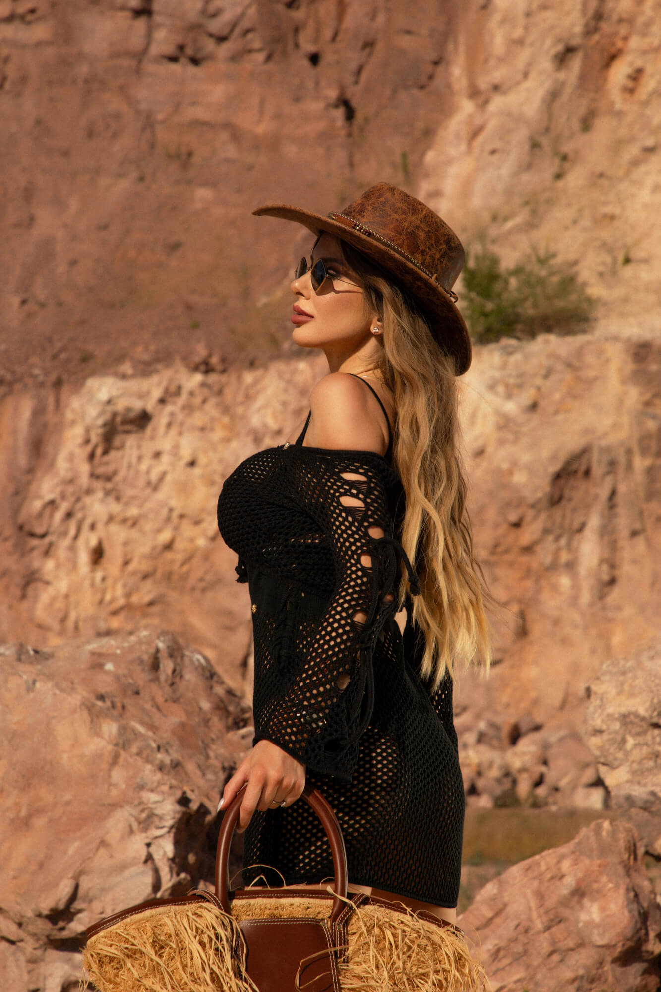Ocean Muse Плажна Рокля - Black - Изображение 13