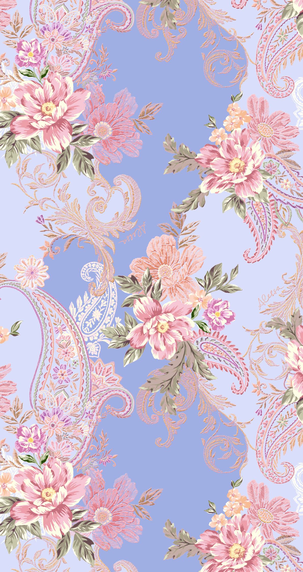 A Touch of Romance Плажна Хавлия - Vista Blue - Изображение 4