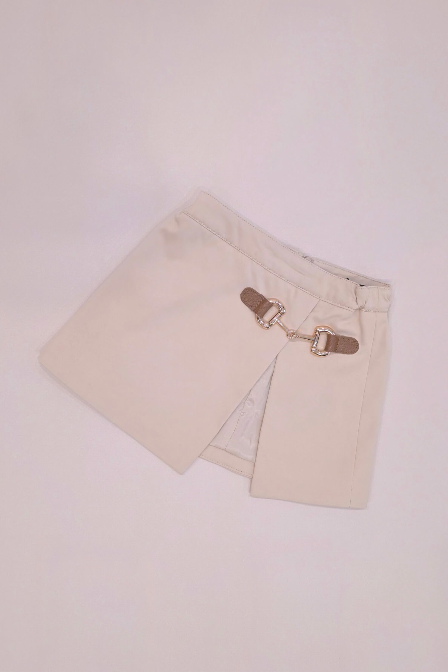 Pulse Pleat Mini Пола-Аксесоар - Soft Beige - Изображение 5