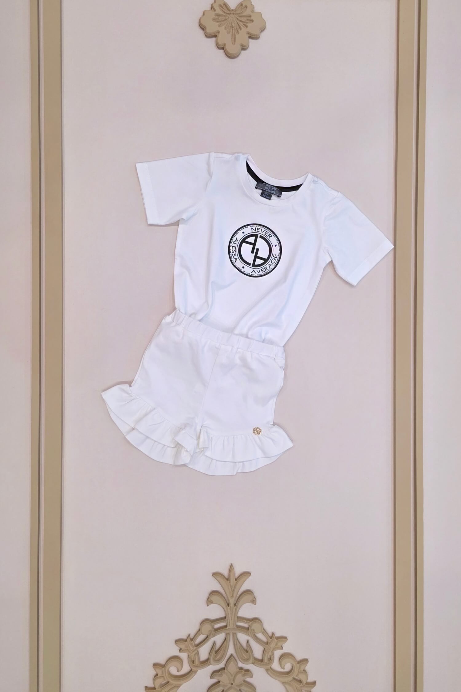 Always Invited Alessa mini T-Shirt С Лого - екрю - Изображение 6