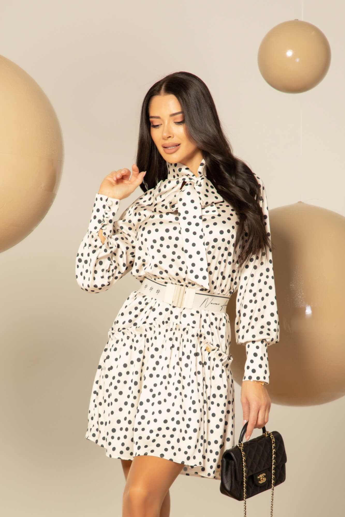 Playful Elegance Ruffles Рокля С Подвижен Колан - Изображение 16