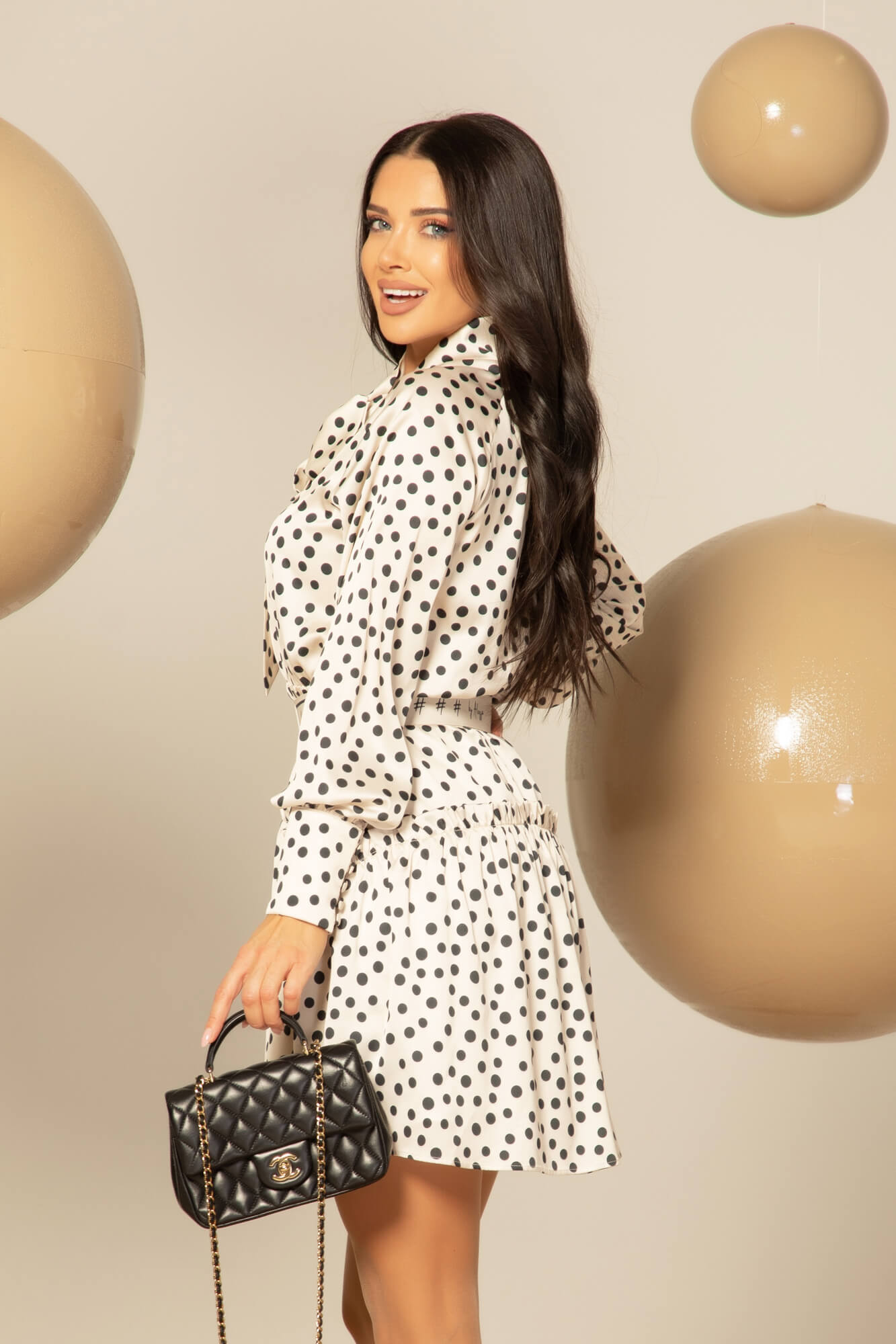 Playful Elegance Ruffles Рокля С Подвижен Колан - Изображение 10
