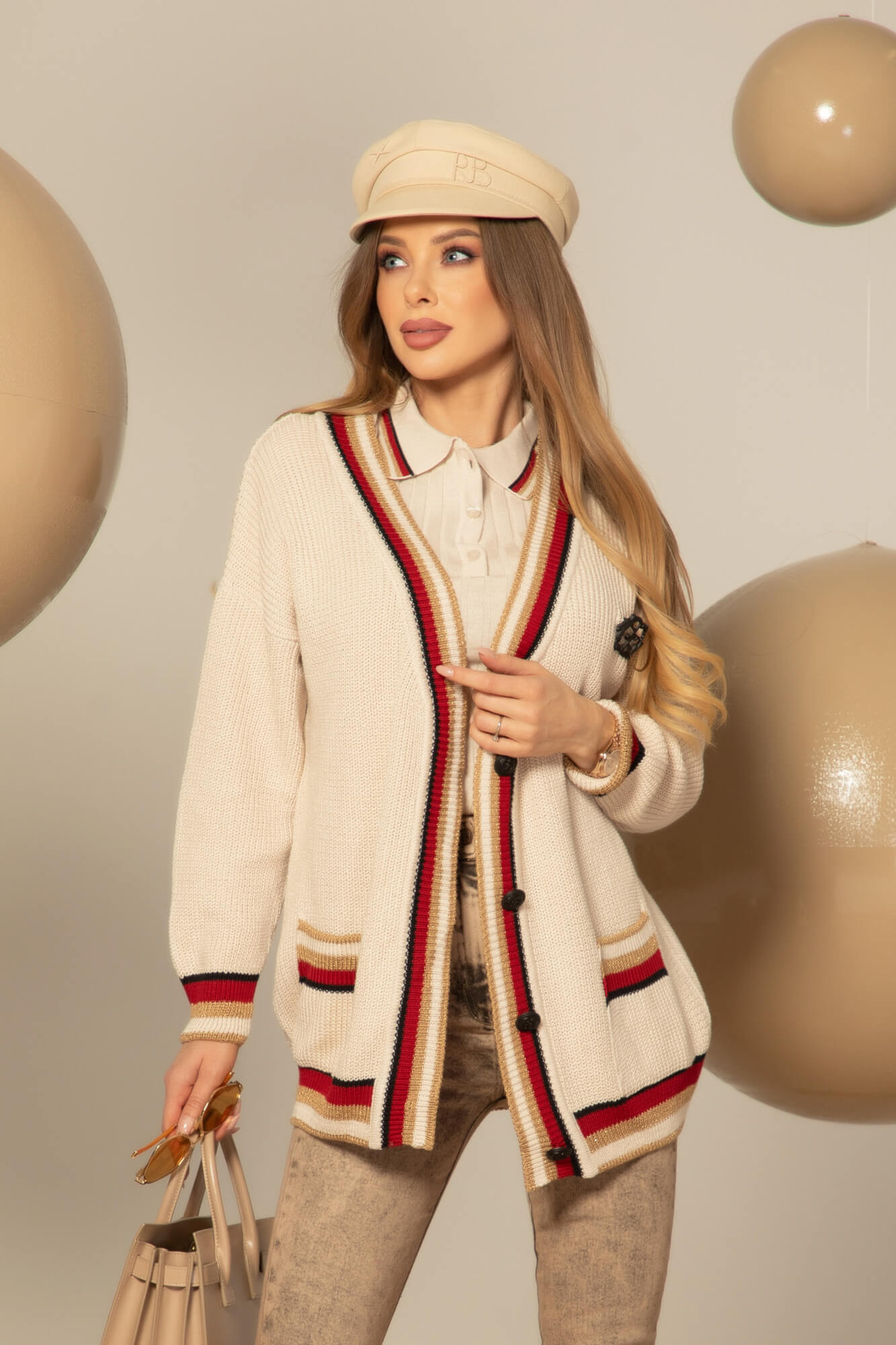 Touch of Elegance Жилетка От Плетиво - Seashell - Изображение 22