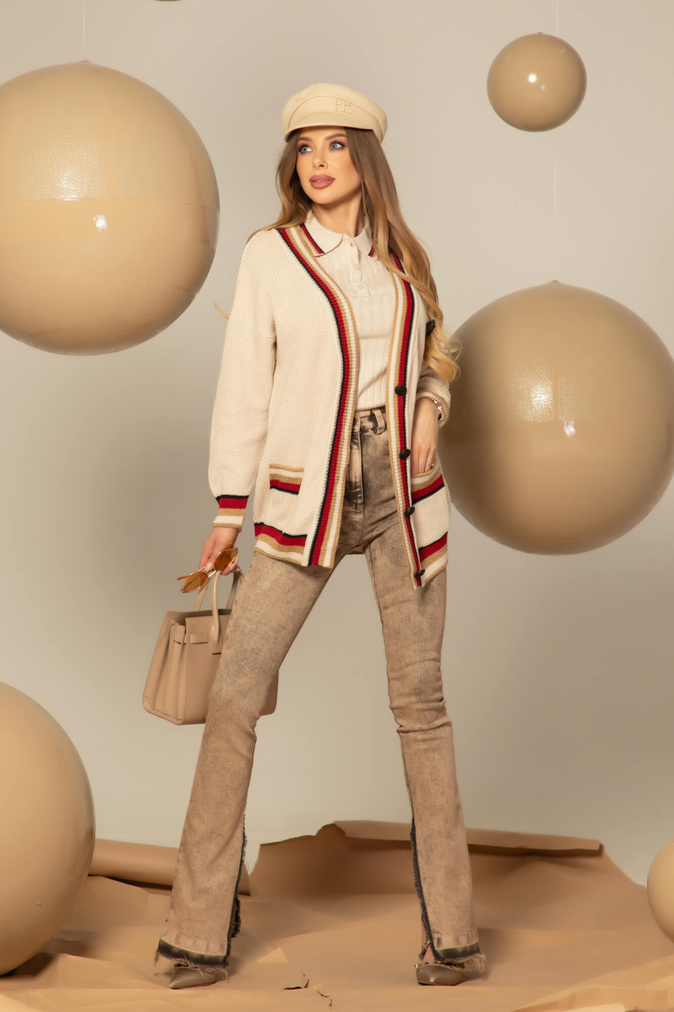Touch of Elegance Жилетка От Плетиво - Seashell - Изображение 29