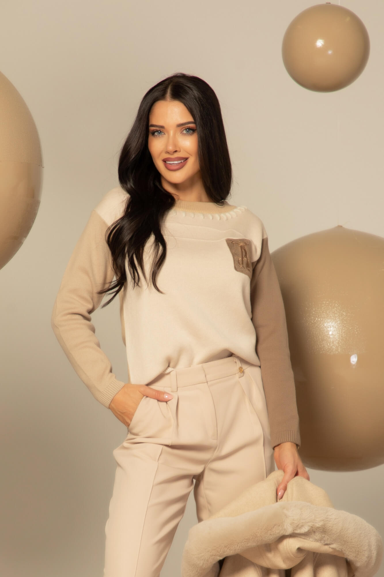 Winter Hug Handmade Пуловер От Плетиво - 4 colors - Изображение 16