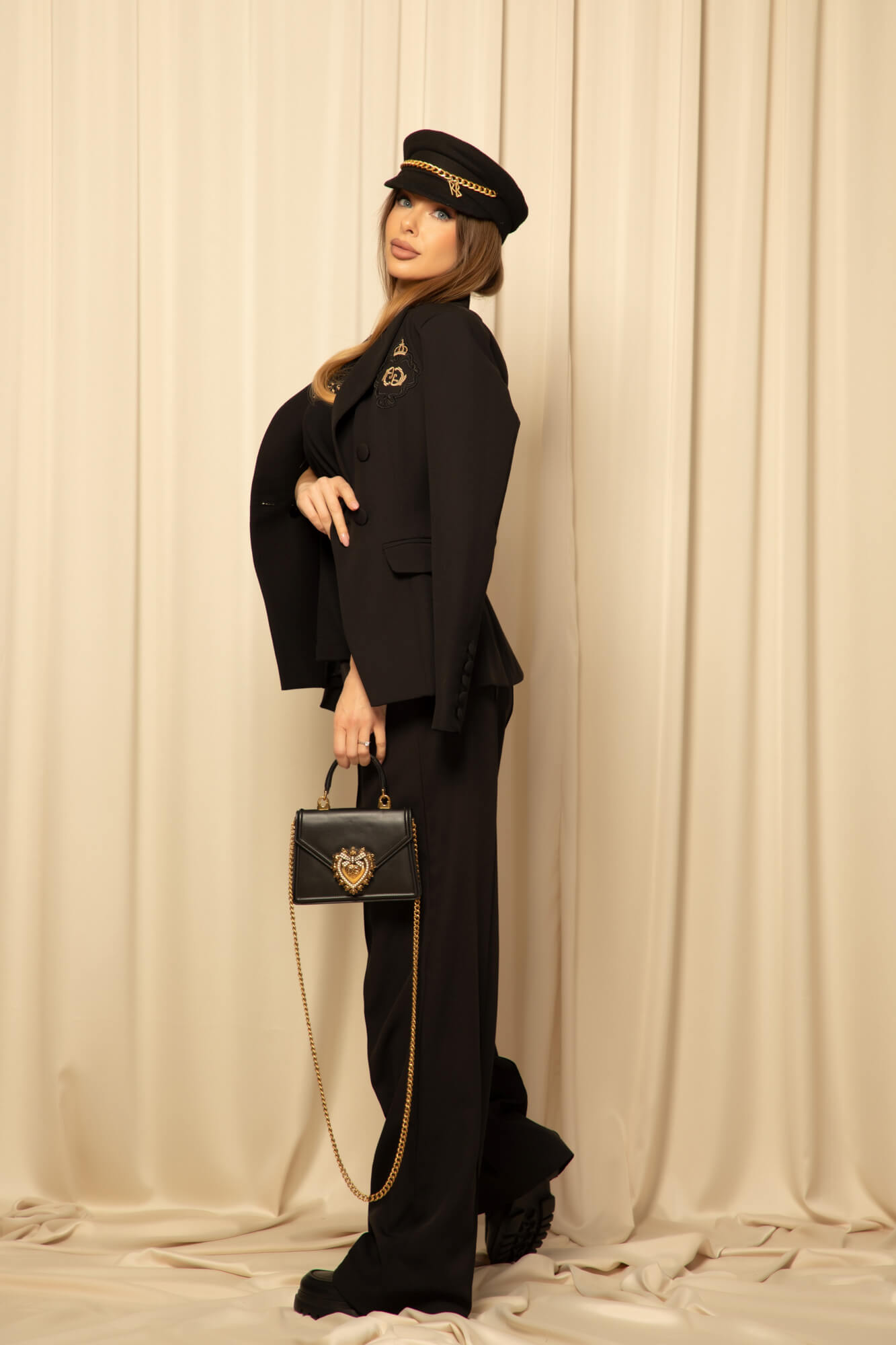 Luxury Classic Блейзър - Black - Изображение 25