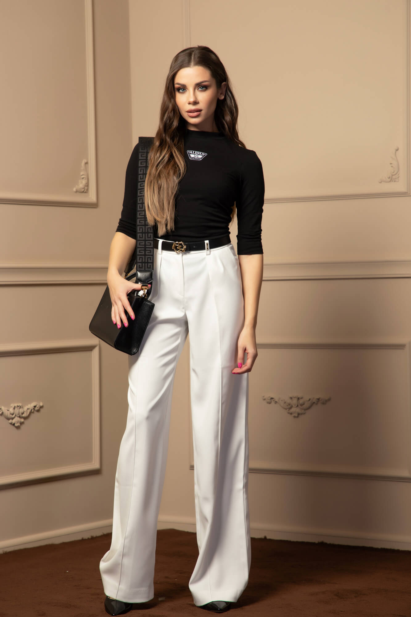 Comfy Style Блуза С 3/4 Ръкав - Black - Изображение 11