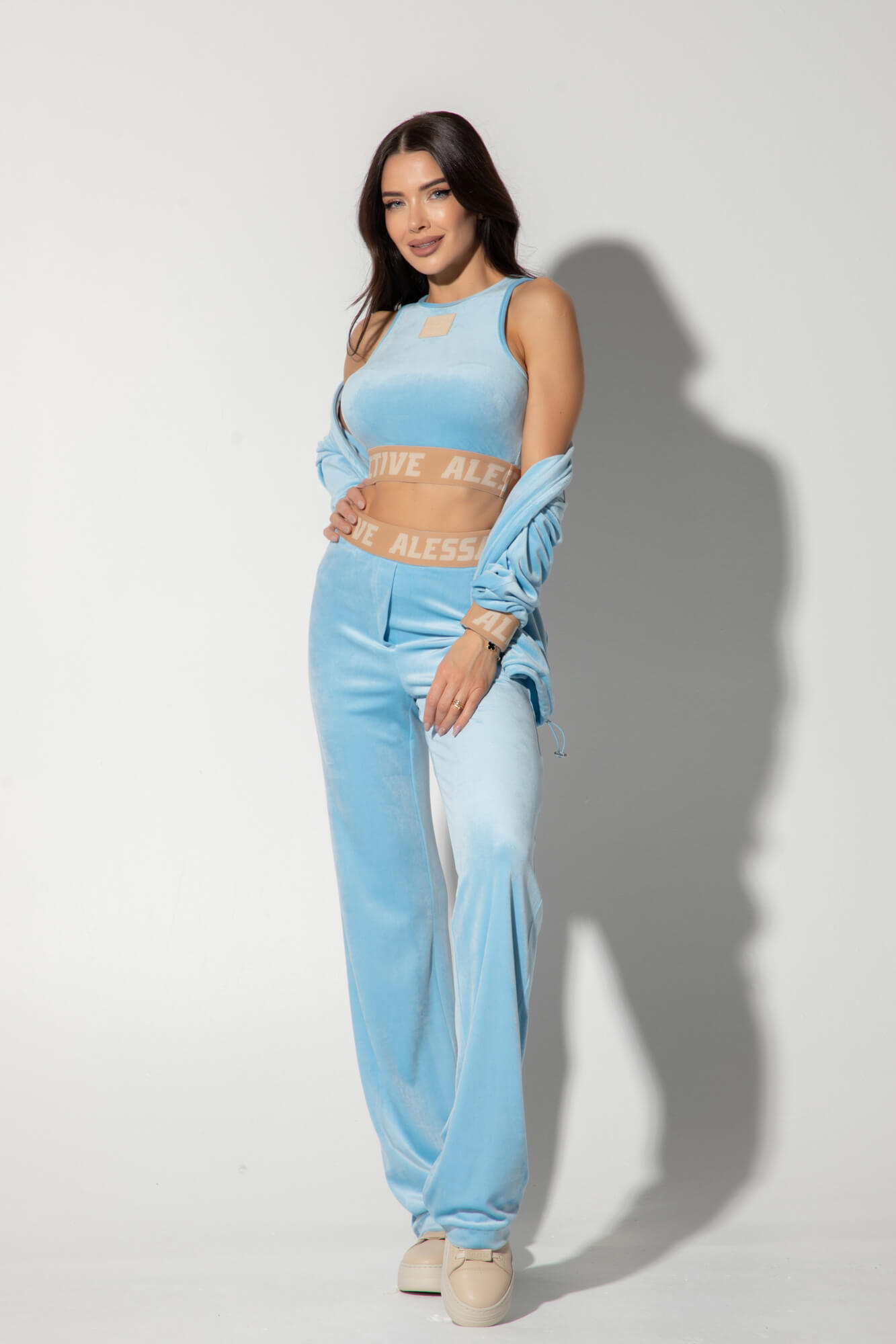 Plush Energy Плюшен Суитшърт - Blue - Изображение 23
