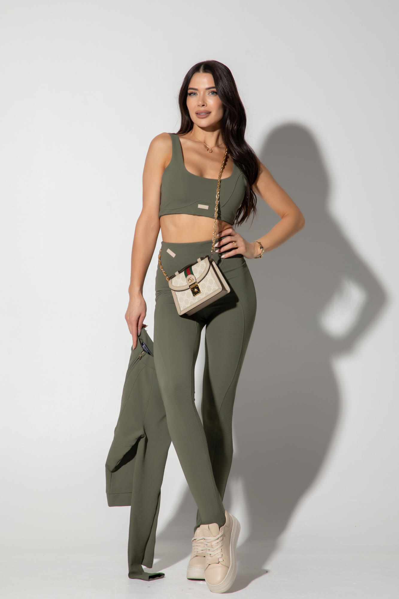 Vixen Motion Спортно Горнище - Military - Изображение 27