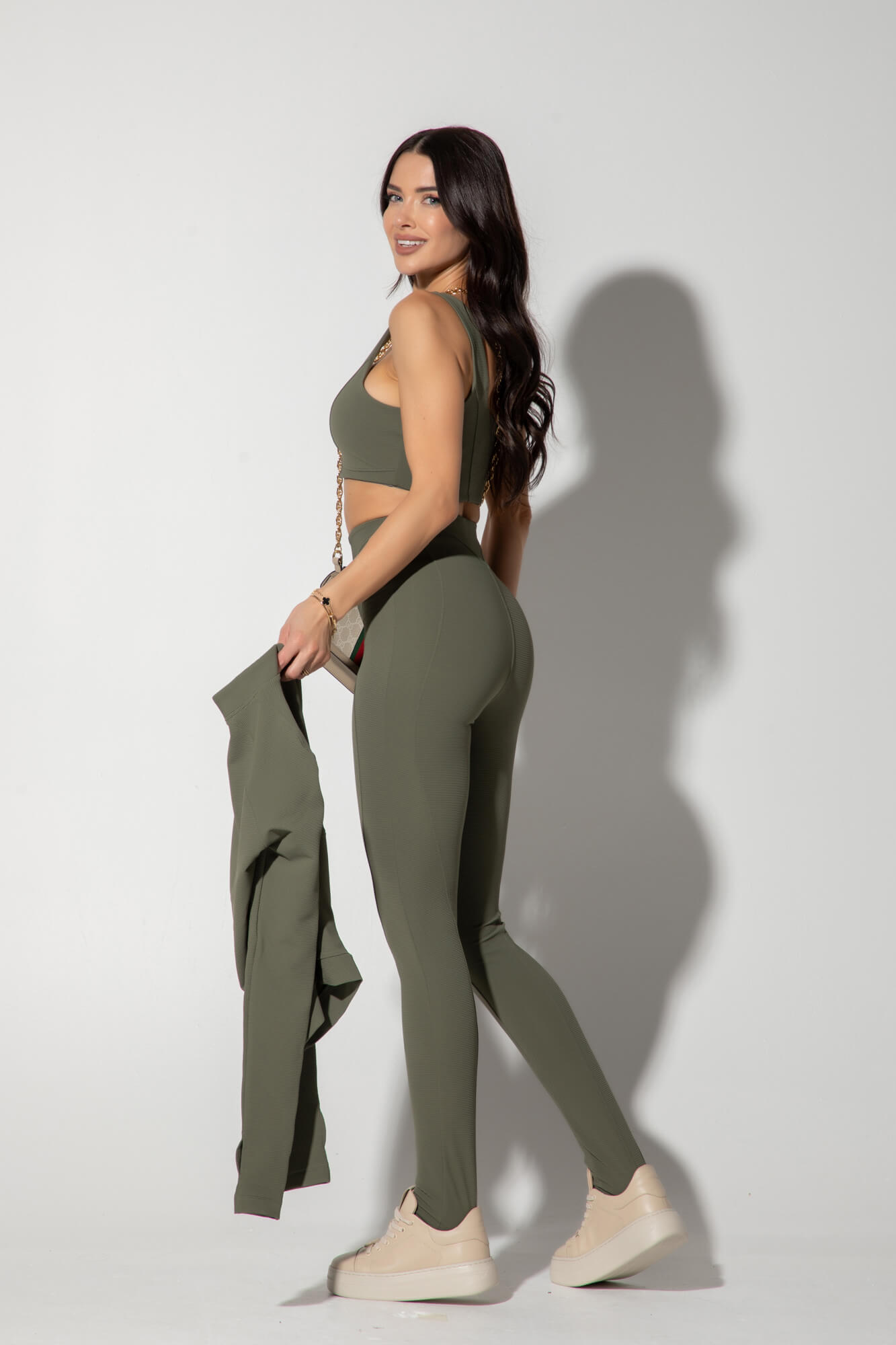 Vixen Motion Спортно Горнище - Military - Изображение 29