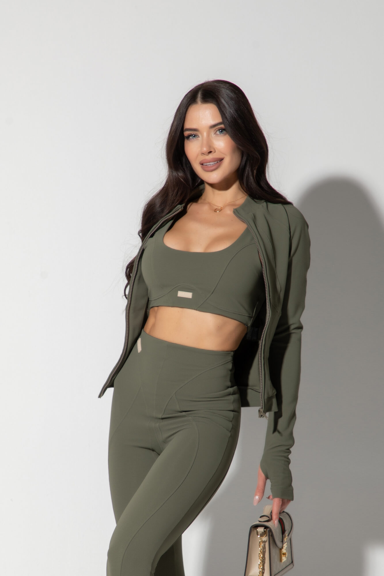 Vixen Motion Спортно Горнище - Military - Изображение 18