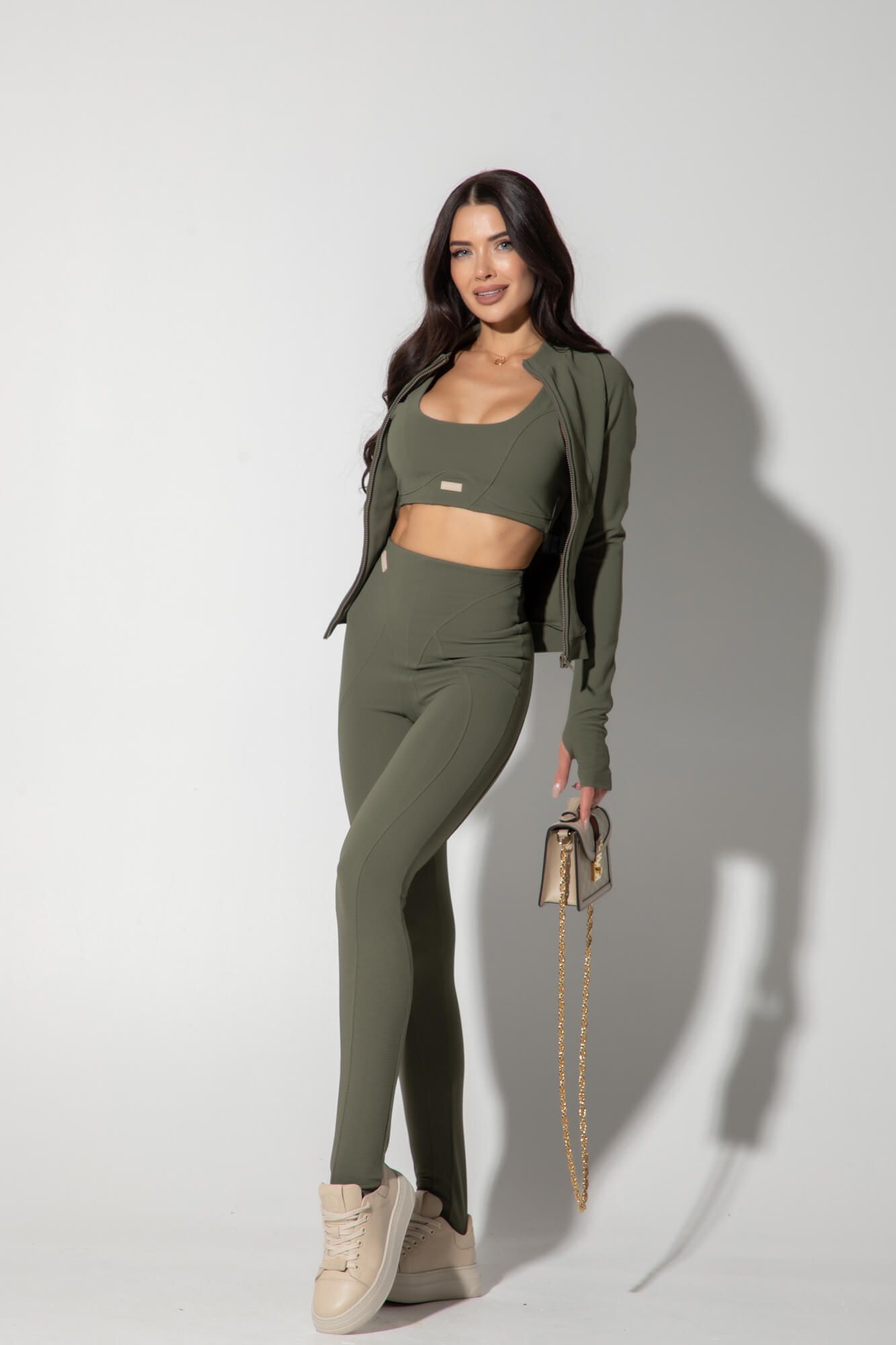 Vixen Motion Спортно Горнище - Military - Изображение 21