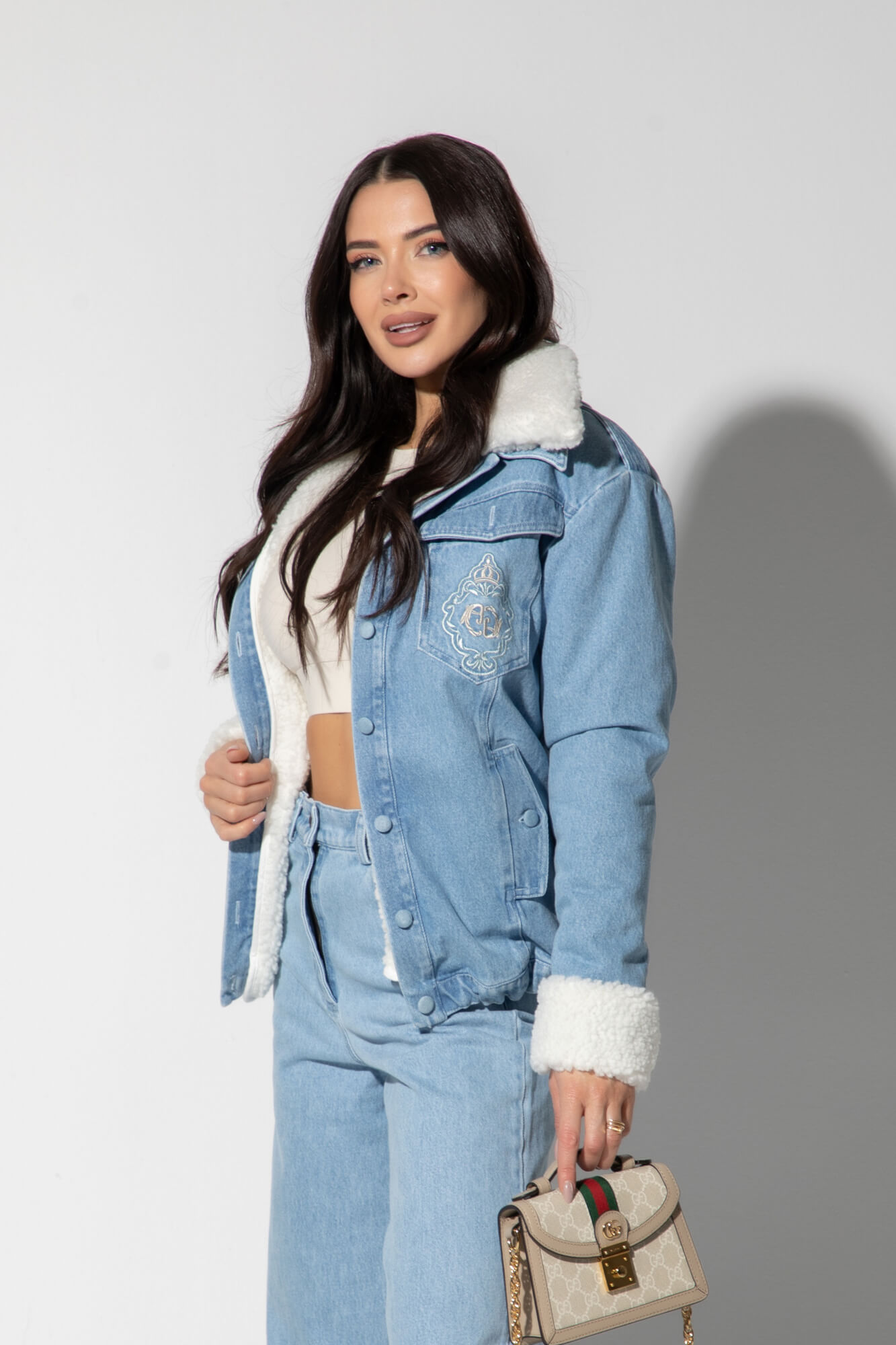 Luxury Classic яке с подвижен топъл хастар - Light Blue - Изображение 23