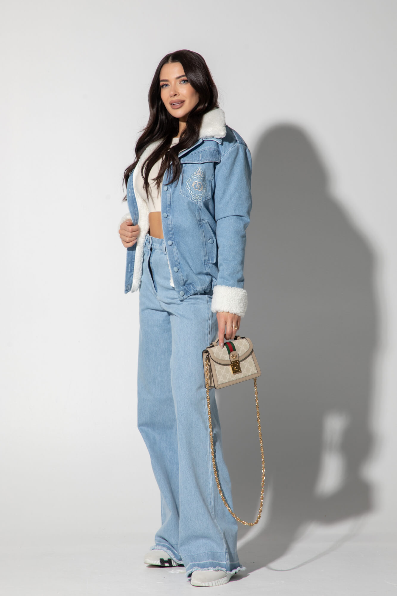 Luxury Classic яке с подвижен топъл хастар - Light Blue - Изображение 24