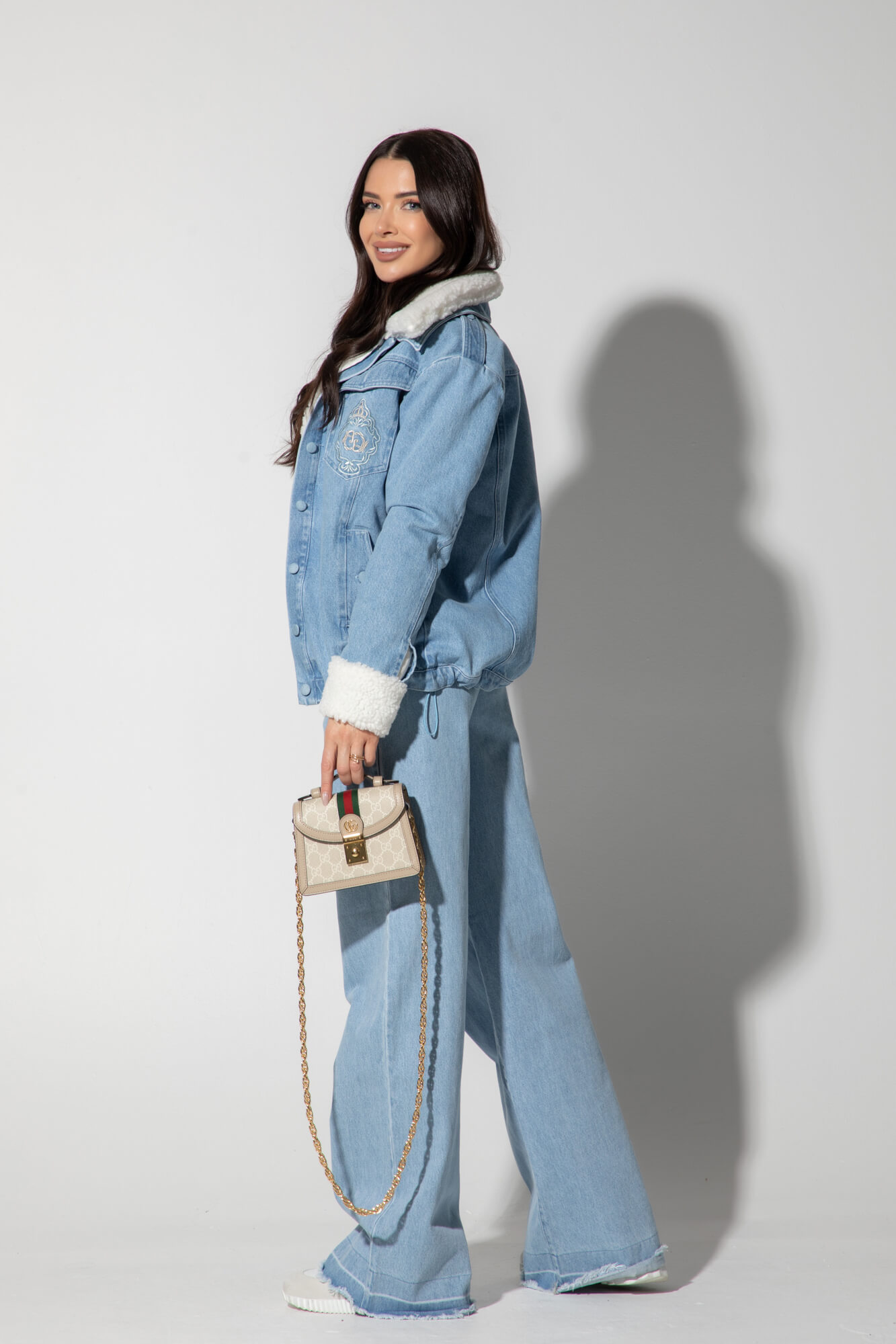 Luxury Classic яке с подвижен топъл хастар - Light Blue - Изображение 25