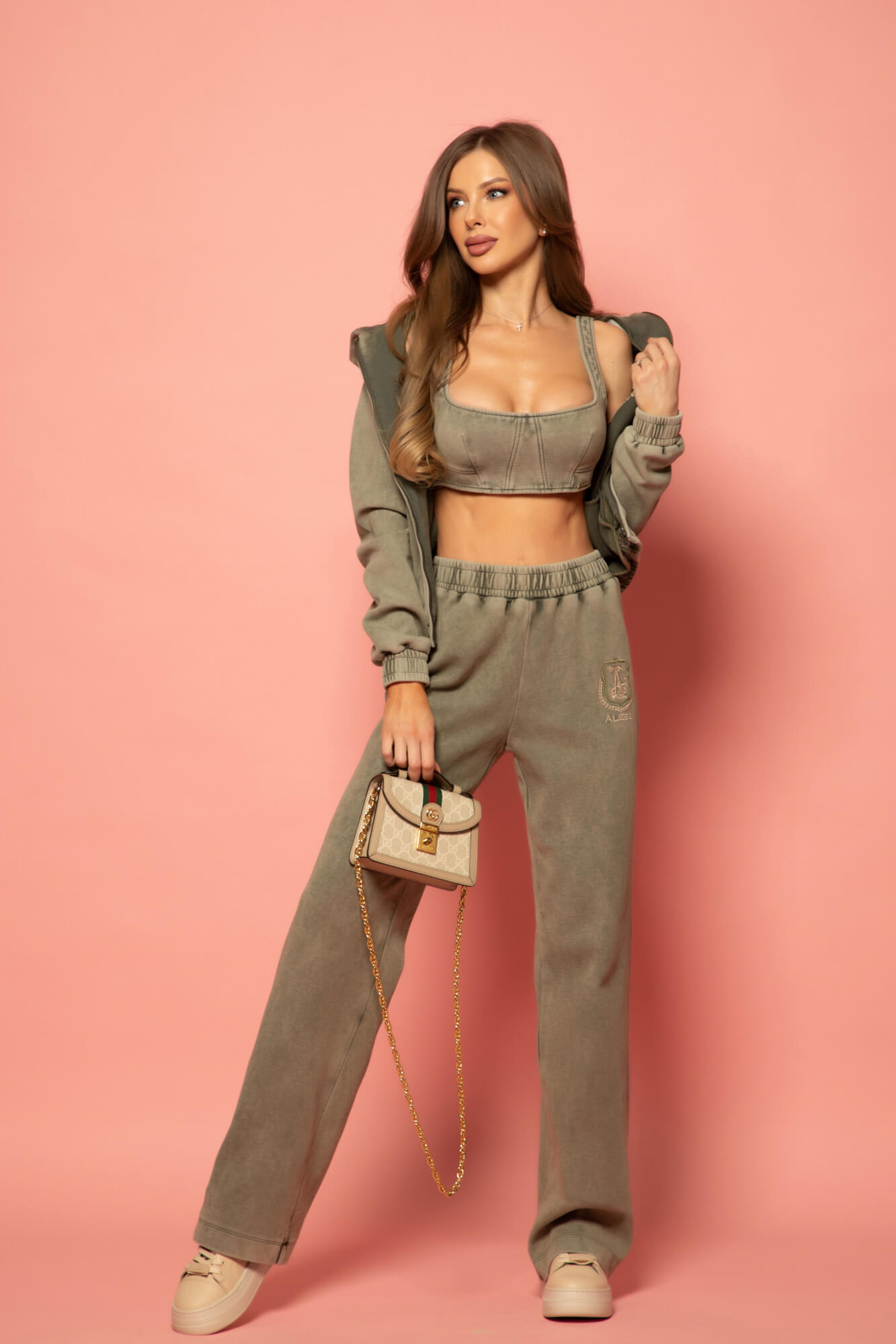 Aged Luxe Спортен Панталон - Military - Изображение 34
