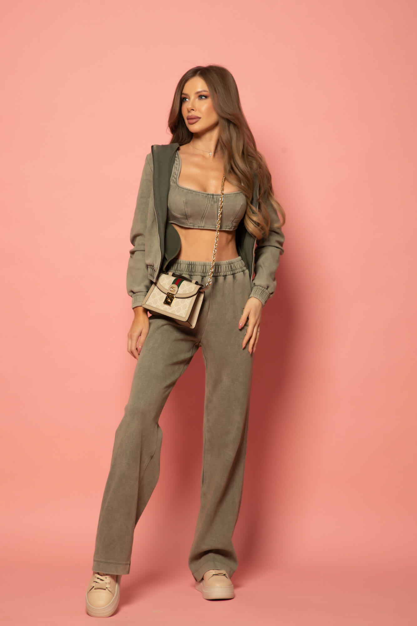 Aged Luxe Кроп-Топ - Military - Изображение 25