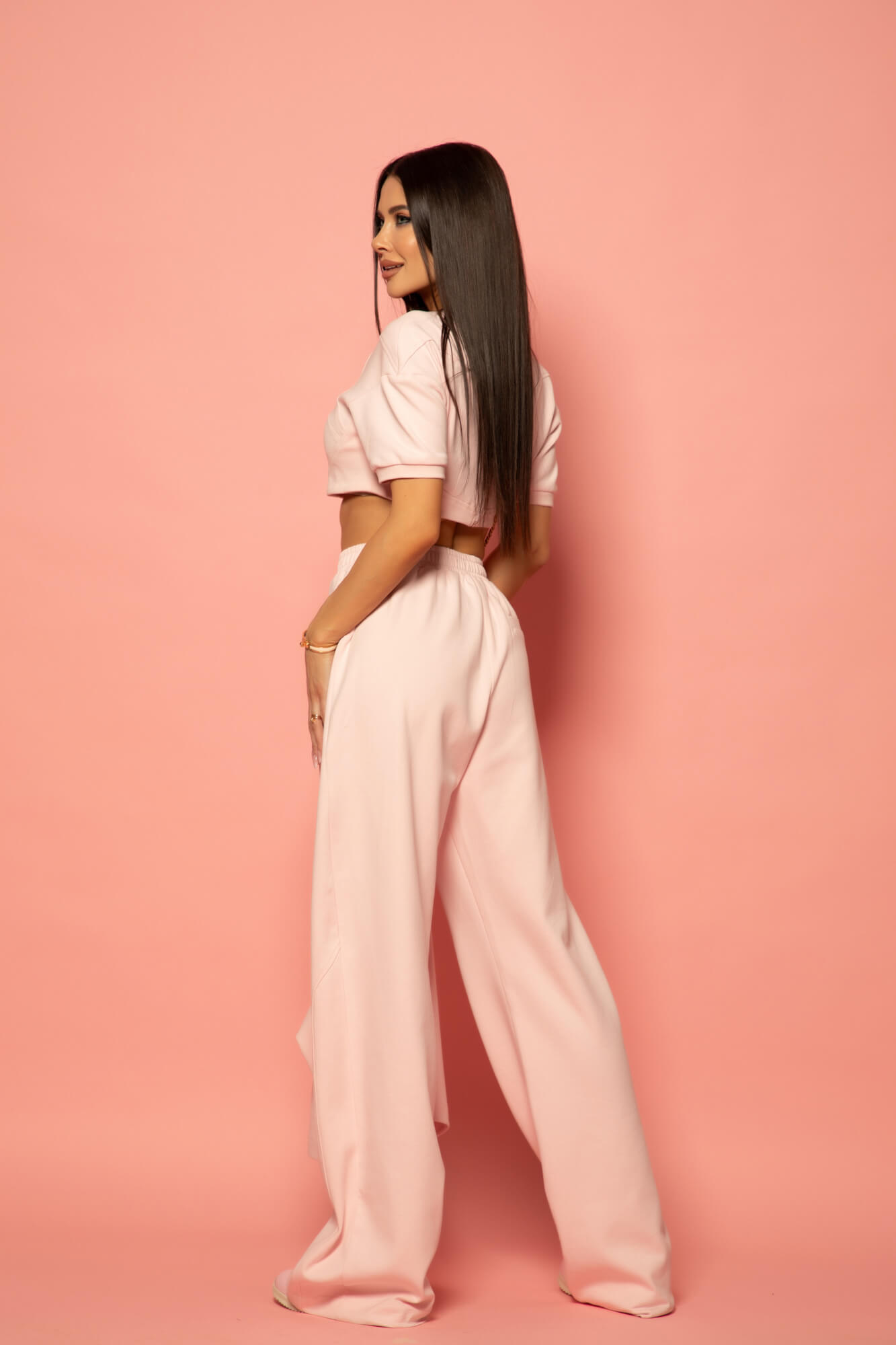 Daily Luxe Спортен Панталон - Pink - Изображение 30