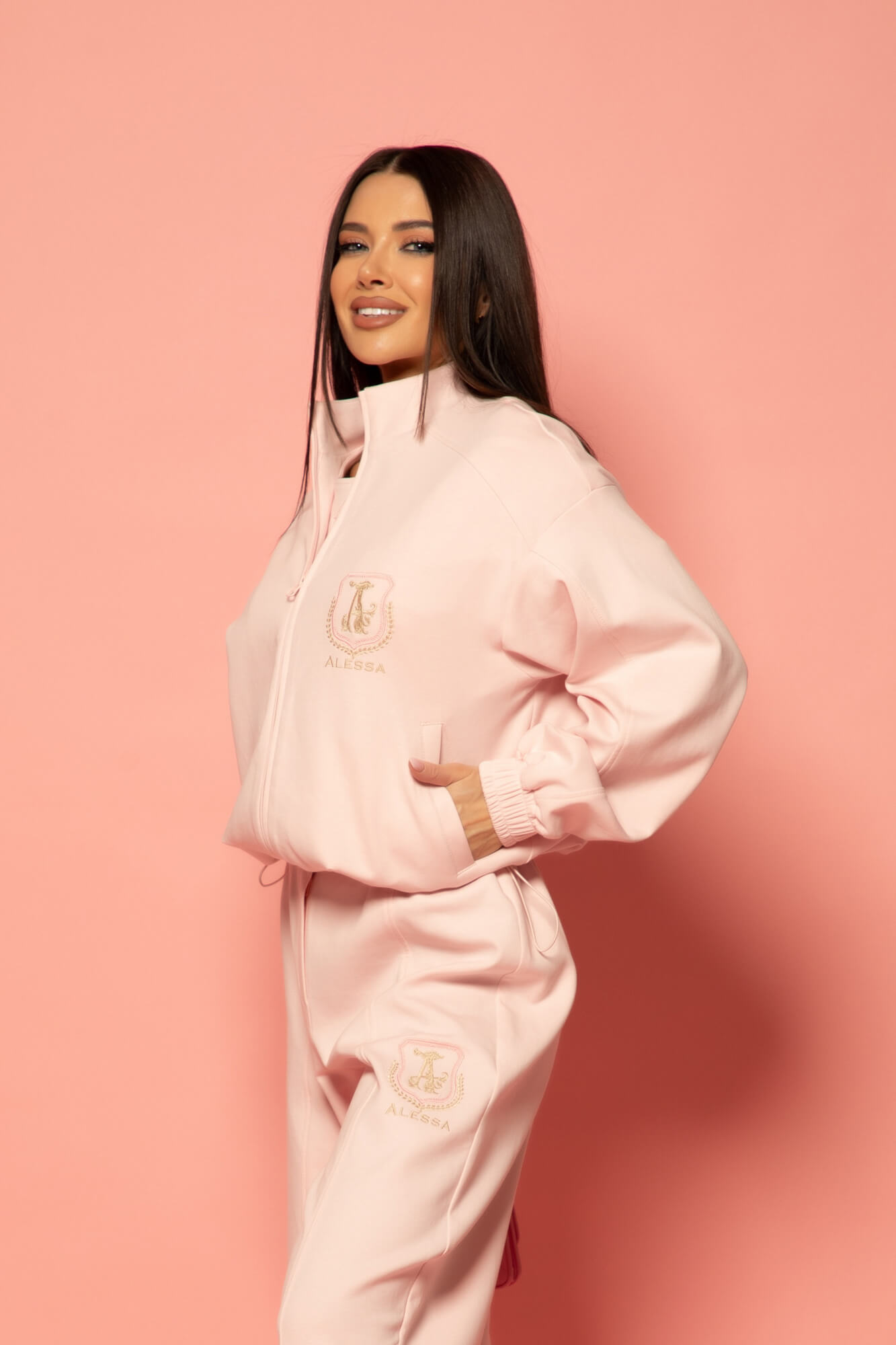 Daily Luxe Спортен Панталон - Pink - Изображение 34