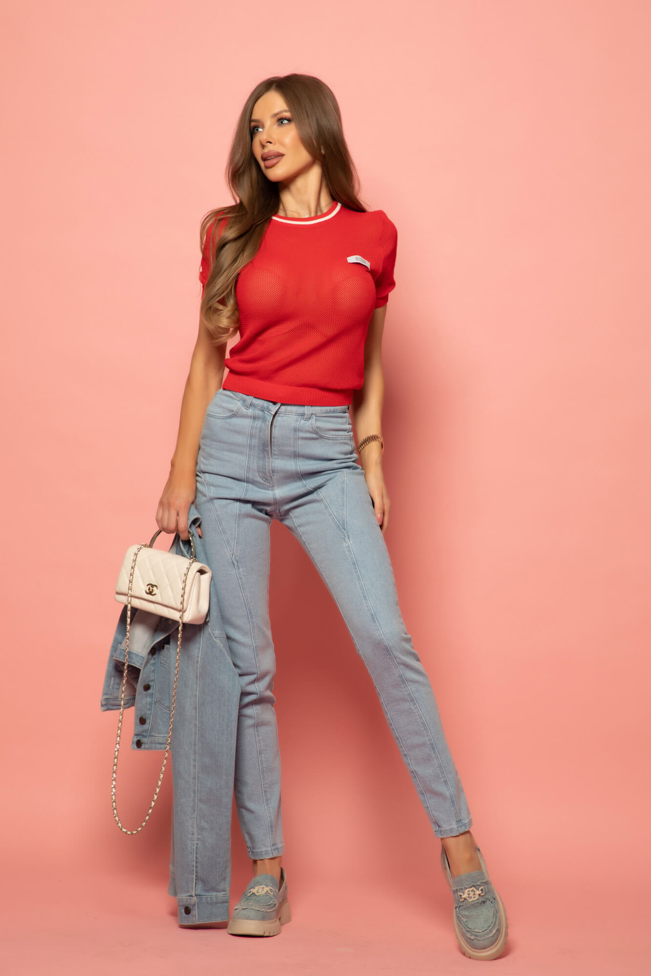 Modern mark Блузка - Red - Изображение 12