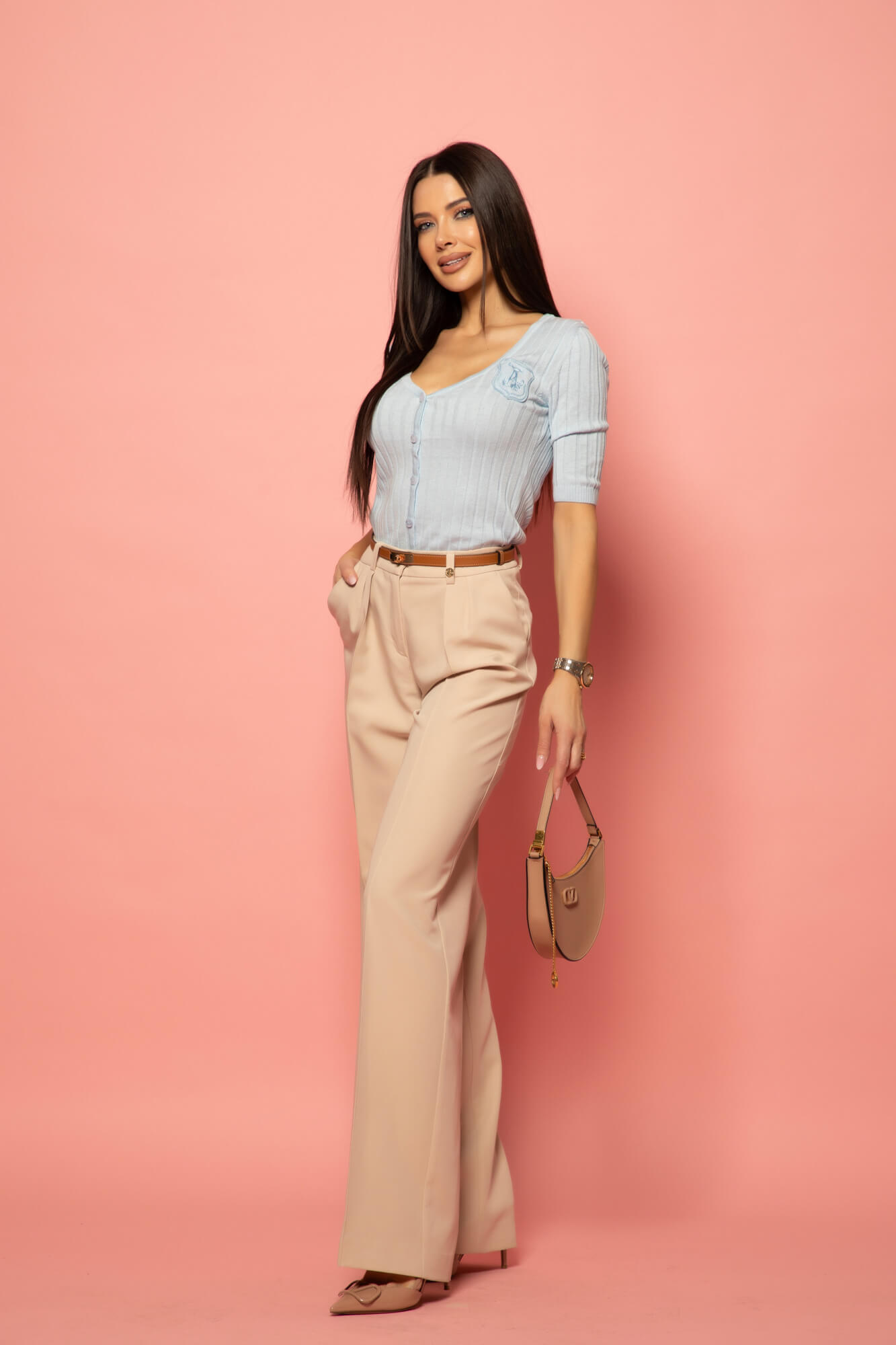 Pastel muse Блузка - Light Blue - Изображение 12