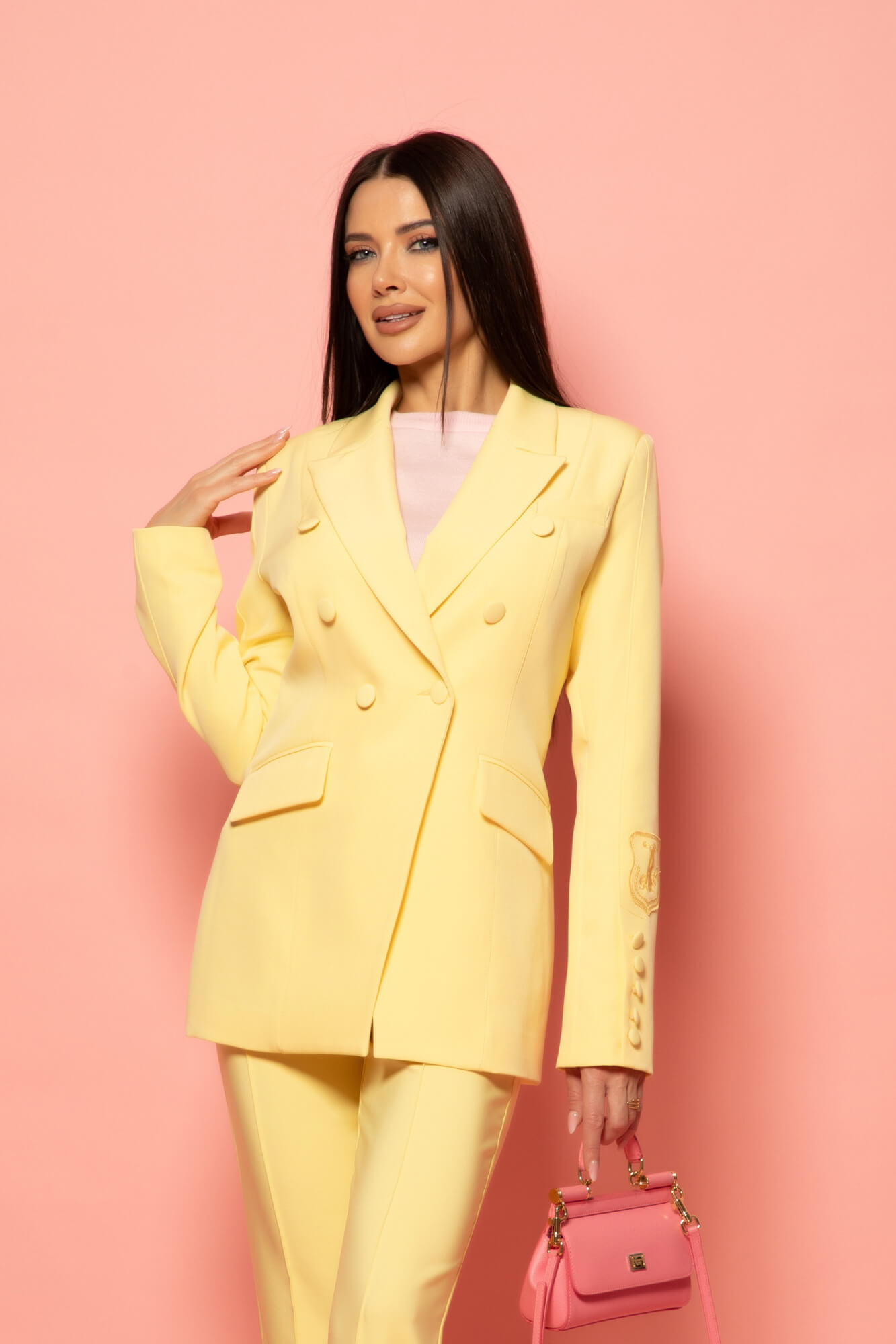 Business Beauty Панталон  - Yellow - Изображение 24