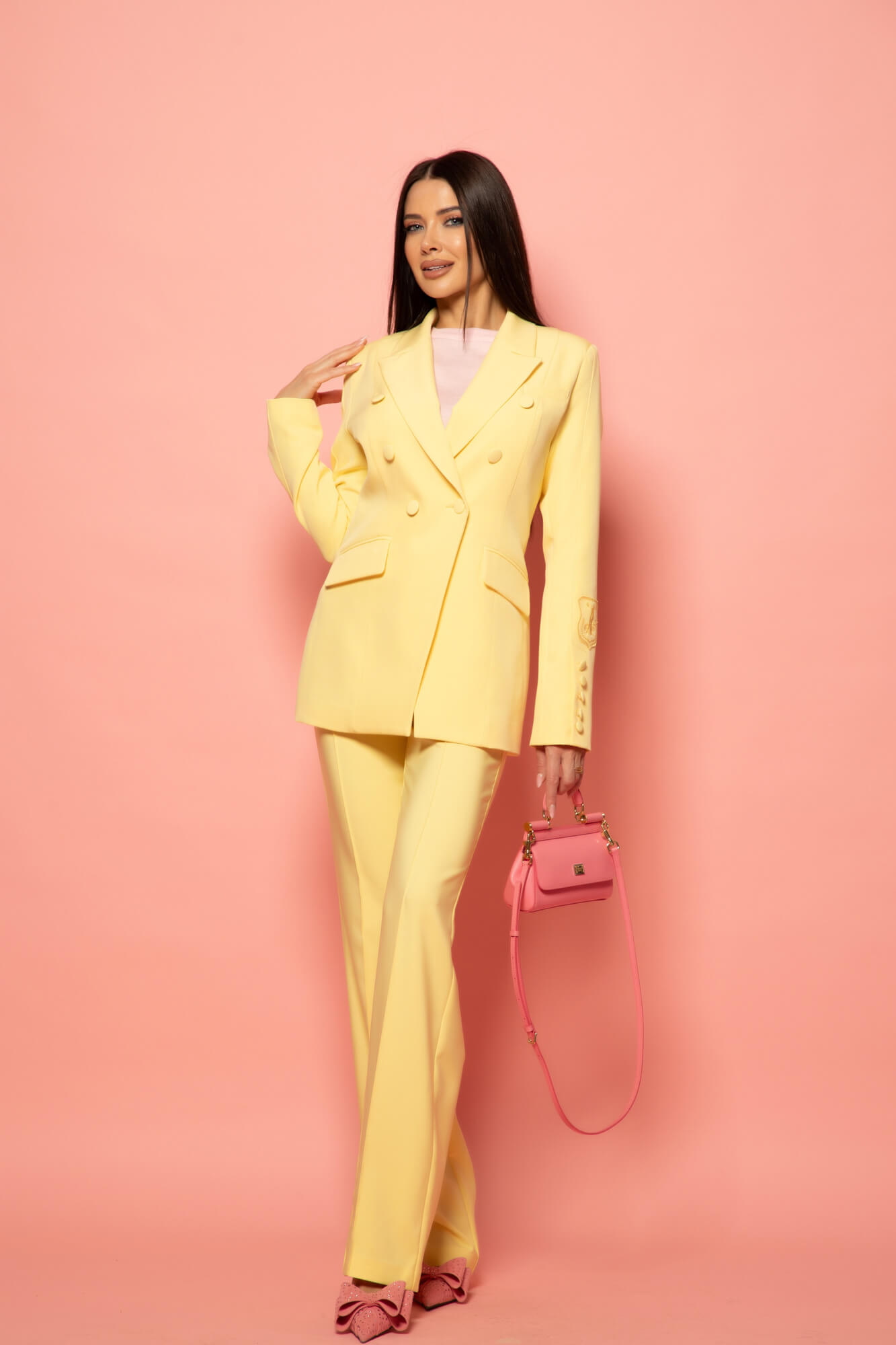Business Beauty Панталон  - Yellow - Изображение 25