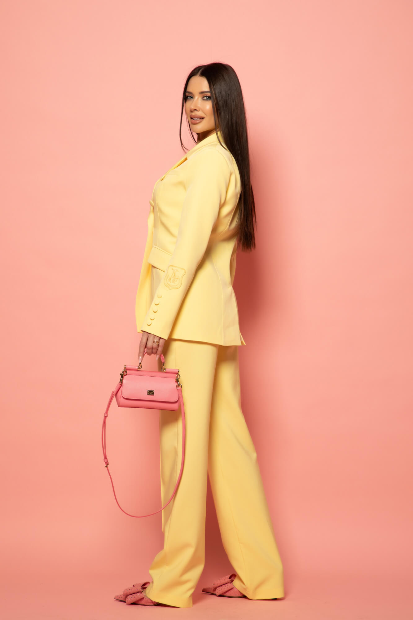 Business Beauty Панталон  - Yellow - Изображение 30