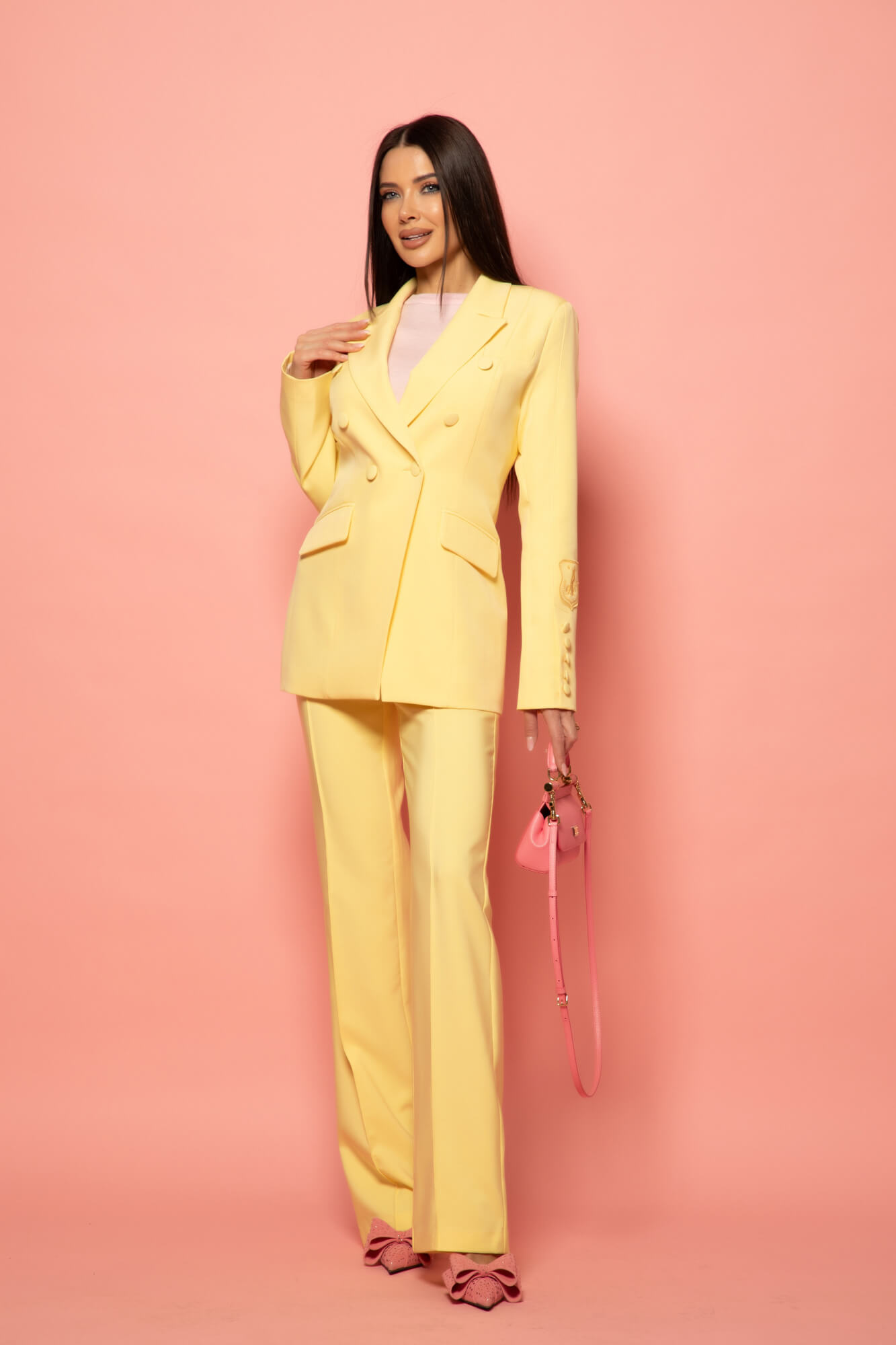 Business Beauty Блейзър - Yellow - Изображение 21