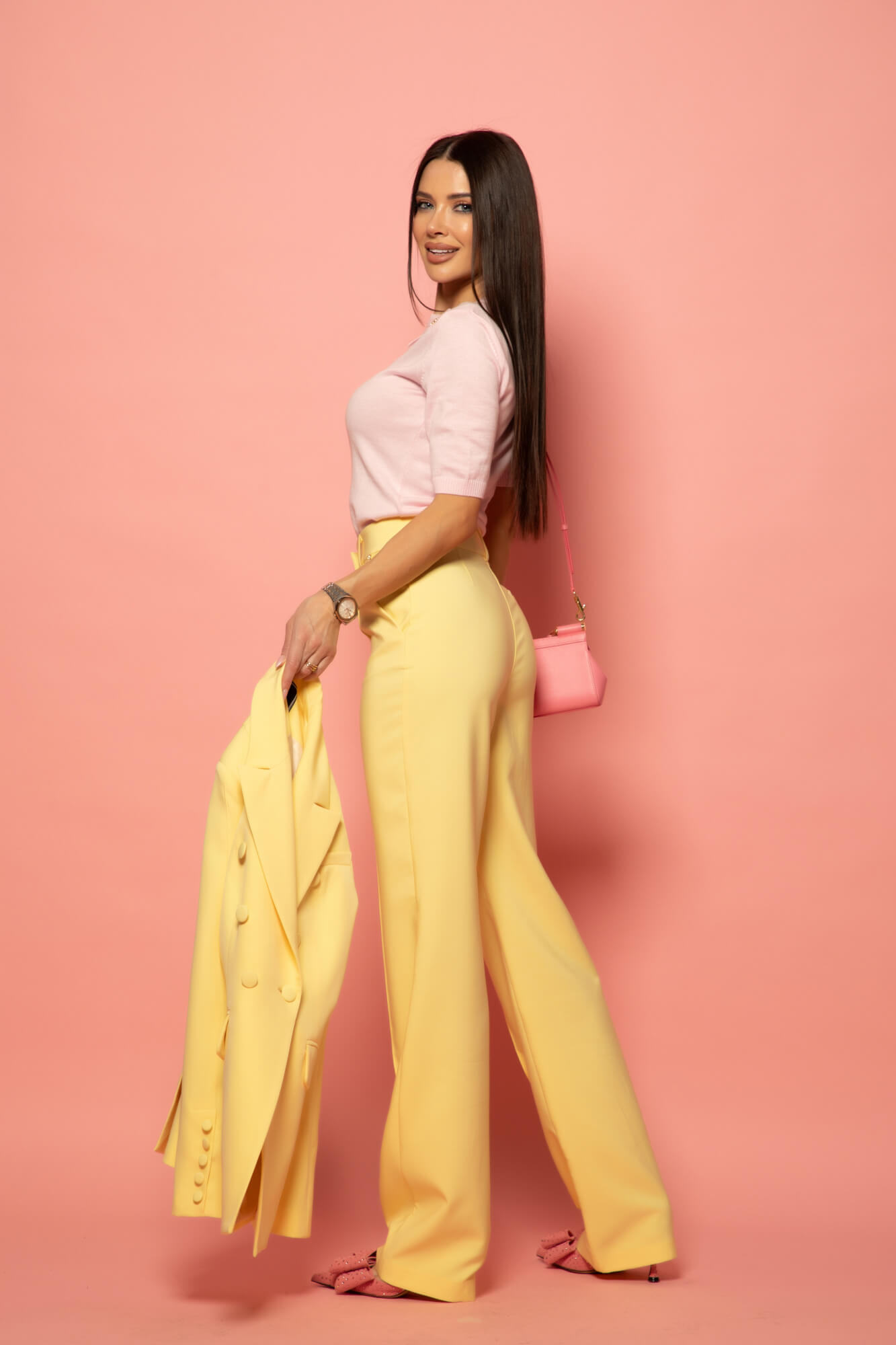 Dream Ribbon Блузка - Light Pink - Изображение 22