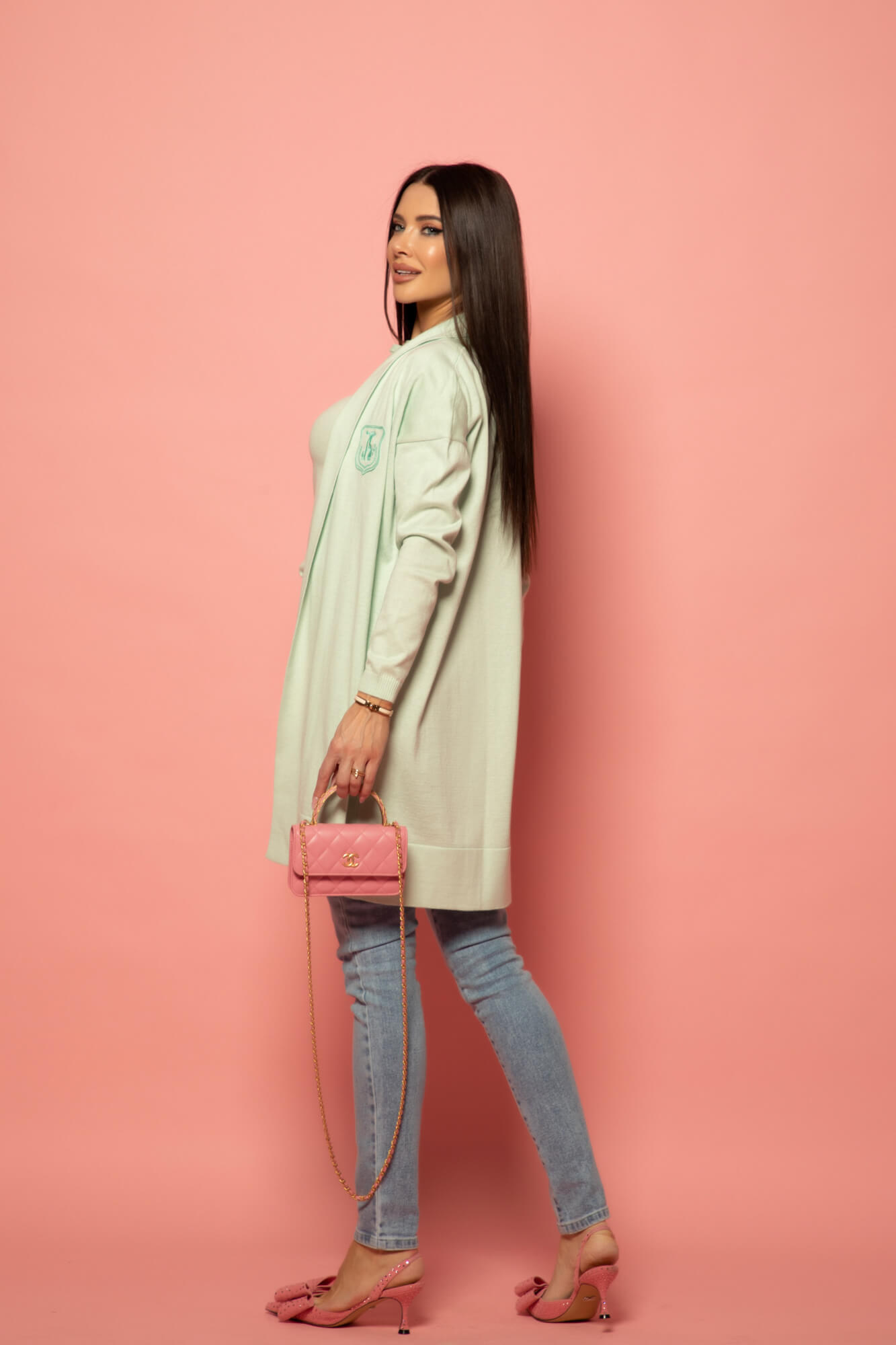 Dream Ribbon Блузка - Mint - Изображение 26