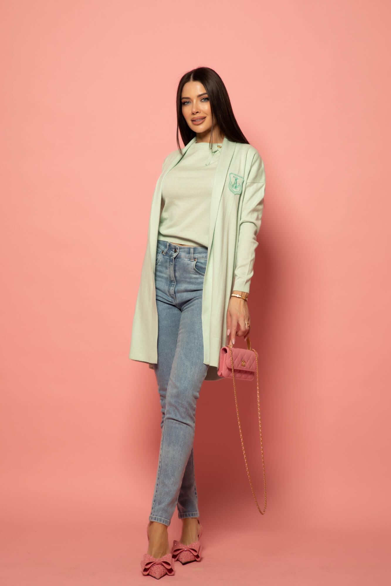 Pastel muse Жилетка - Mint - Изображение 19