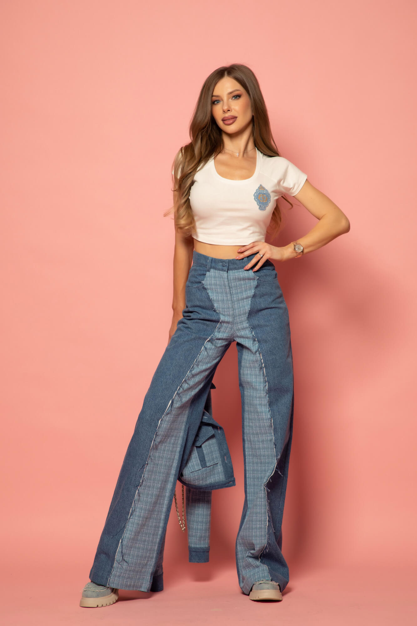 Denim Elegance Панталон - Изображение 13