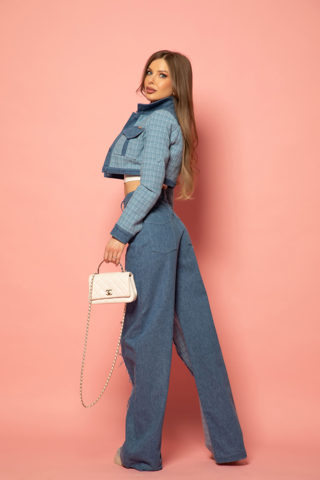Denim Elegance Панталон - Изображение 19