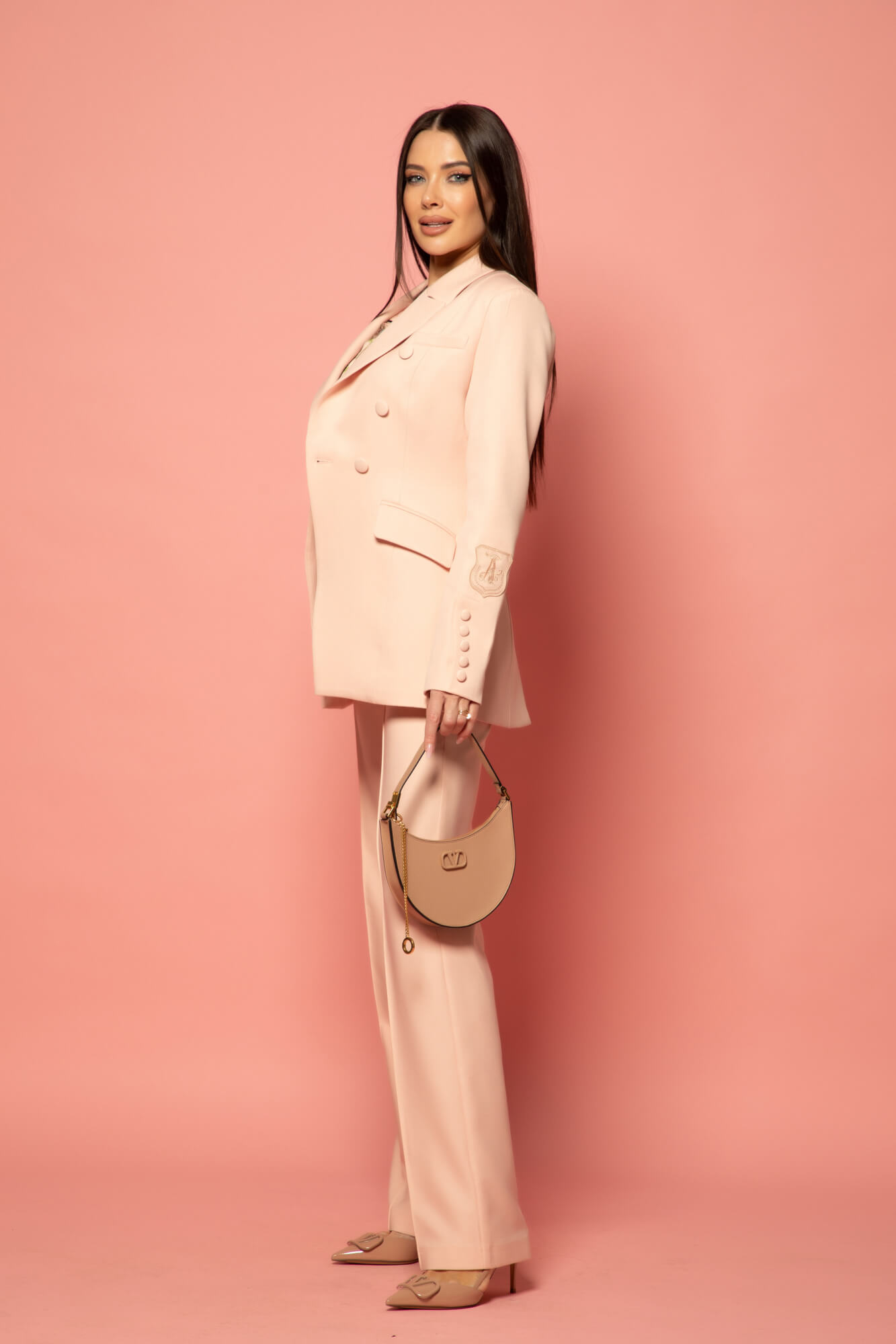 Business Beauty Блейзър - Powder Pink - Изображение 31