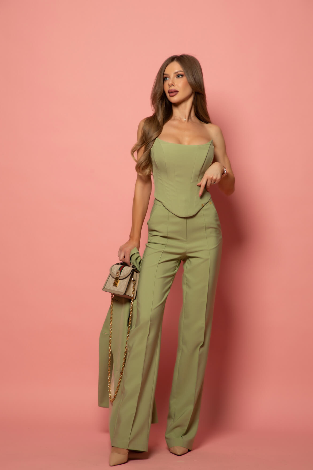 Business Beauty Блейзър - Green - Изображение 28