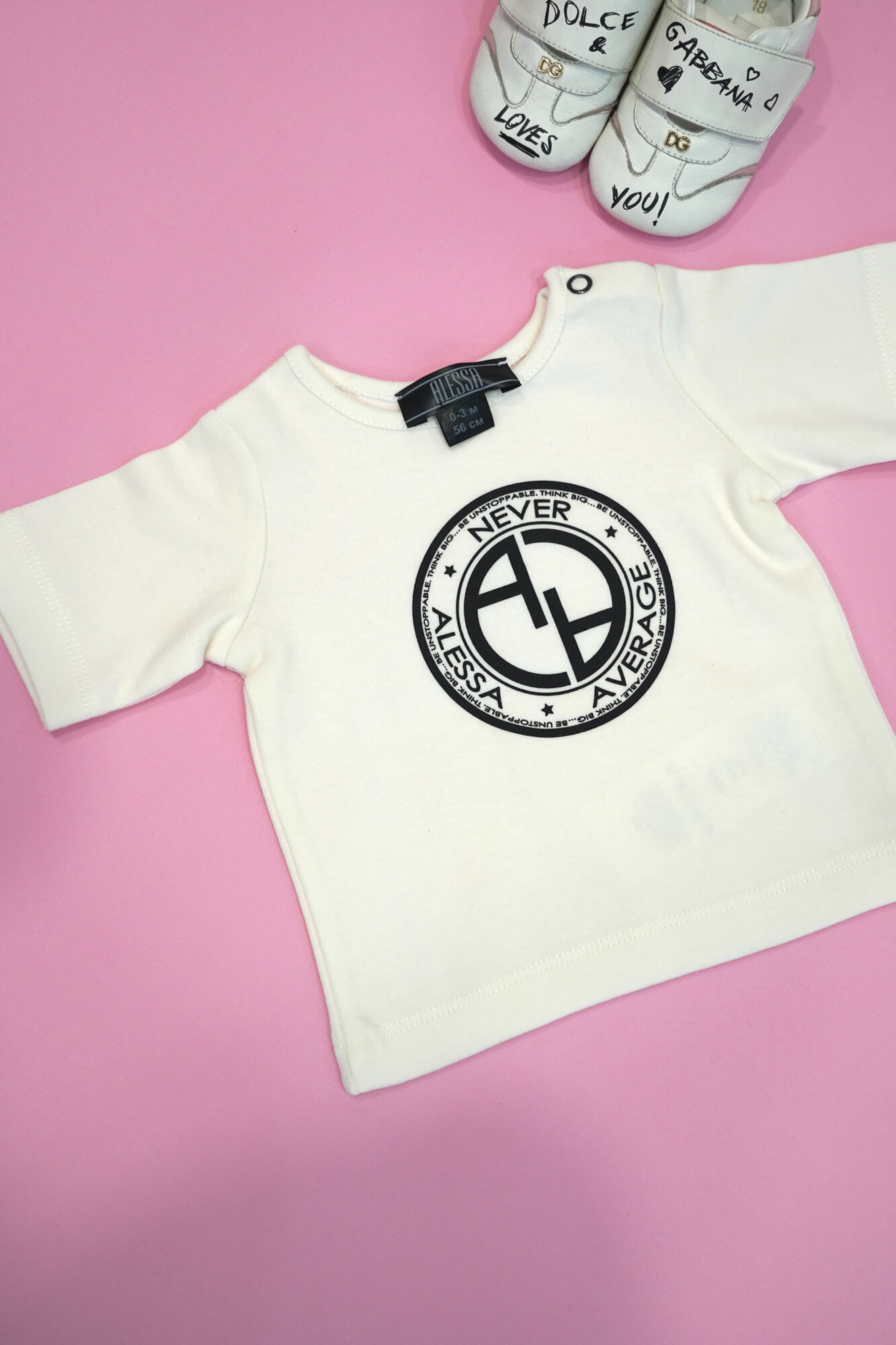 Always invited mini t-shirt с лого - Cream - Изображение 8