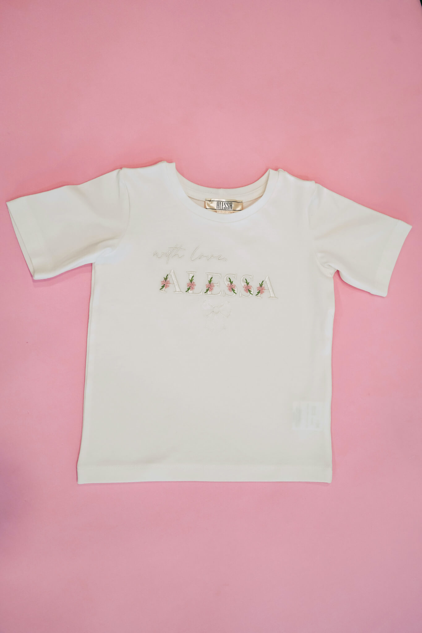 Spring Bloom Mini T-Shirt от Памук - Ecru - Изображение 7